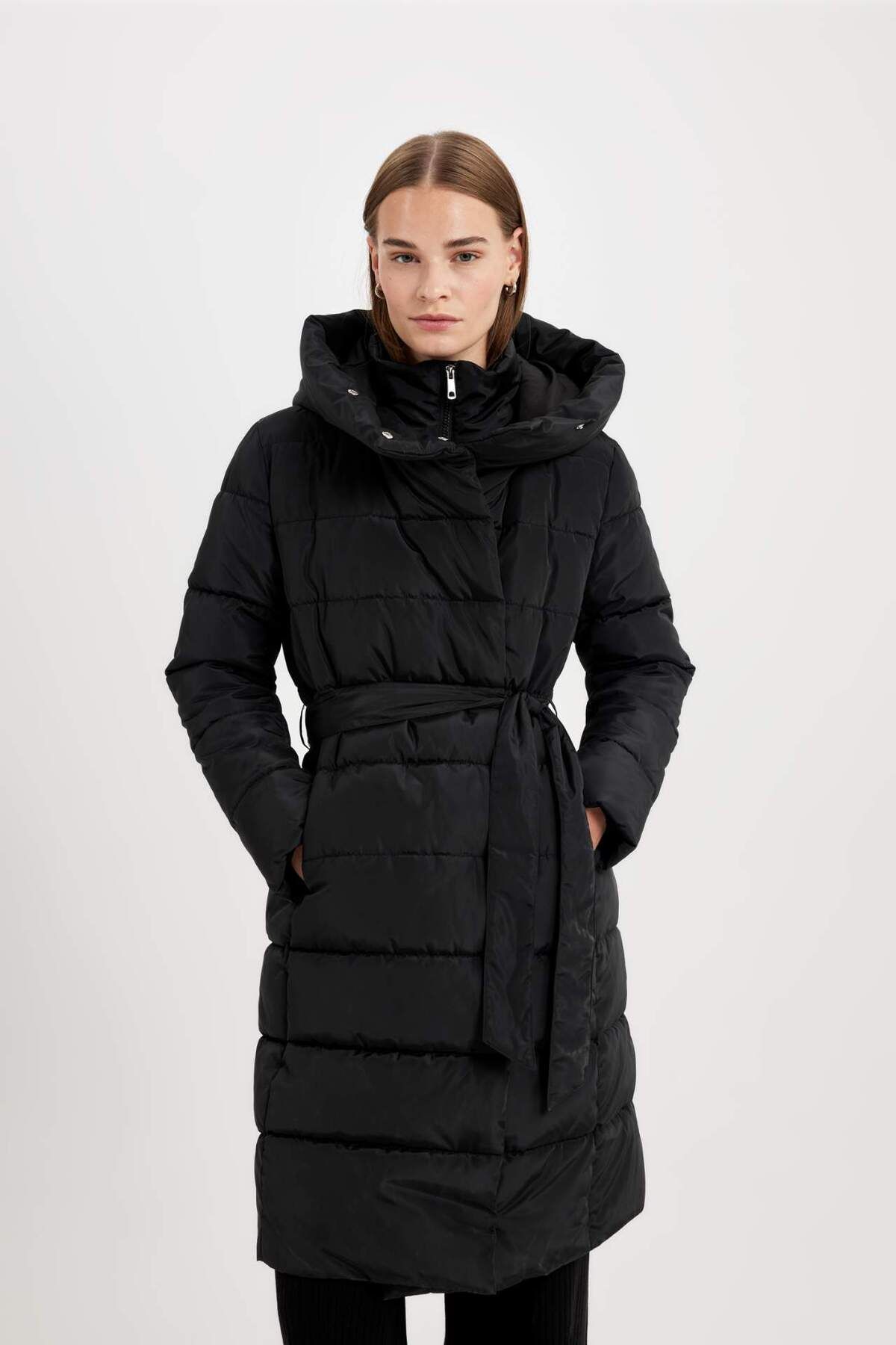 DeFacto-Voděodolná parka Regular Fit s kapucí A2365ax24cw 1