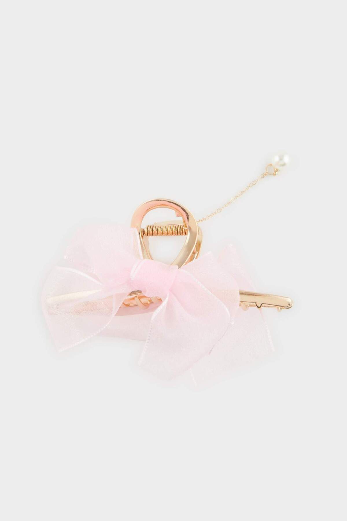 DeFacto-Women's Pink Ribbon Latch Buckle F0680Axns 1