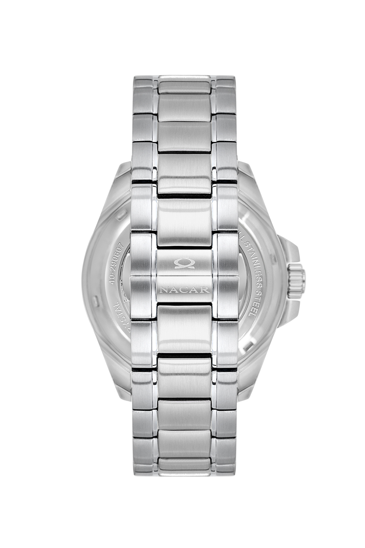 Nacar-Sapphire Glass Sports Silver Men's Wristwatch Nc36- 291738 -Abm 4