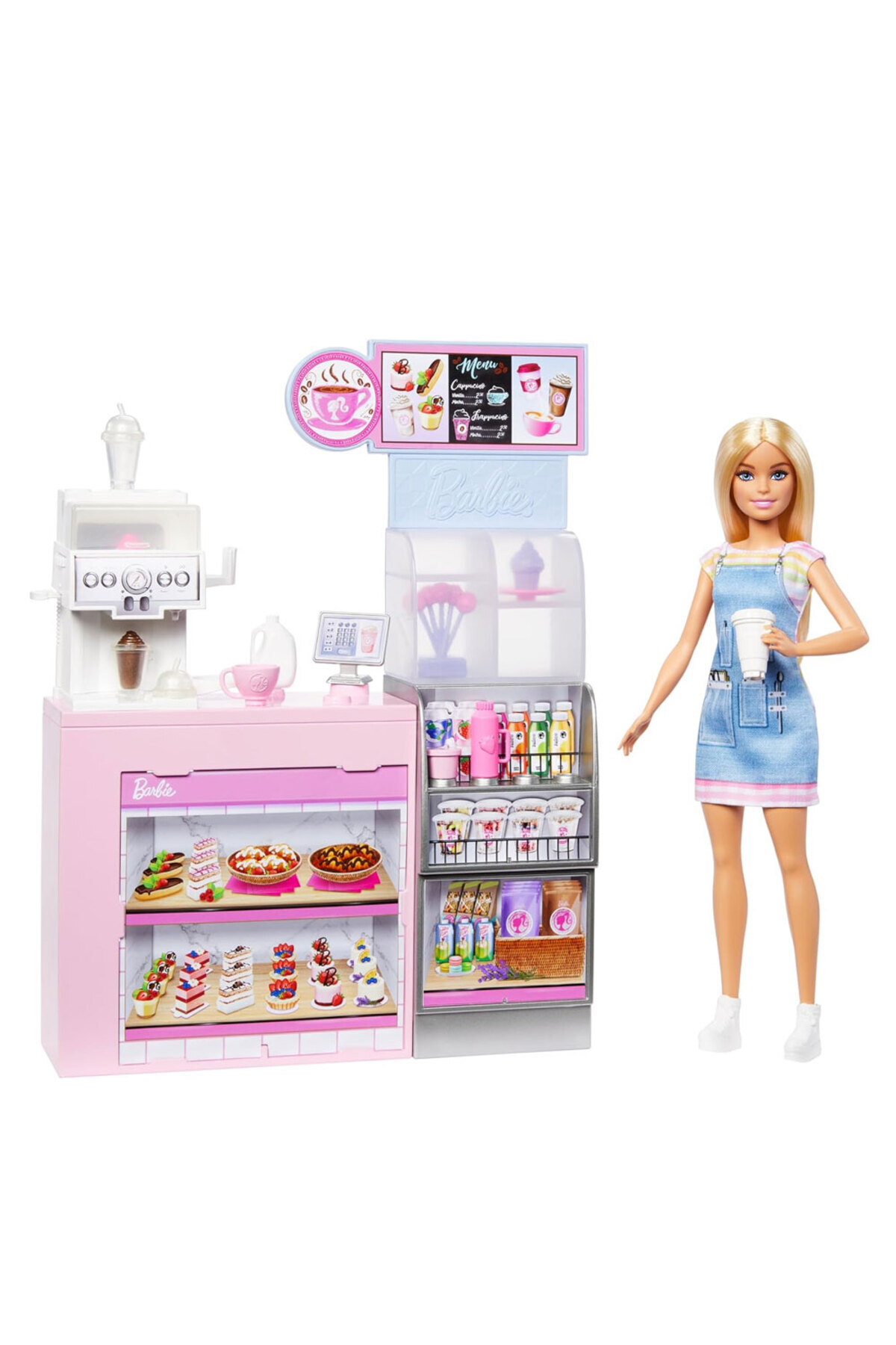 Barbie-Coffee Shop Playset (Refreshed) HXN94 1