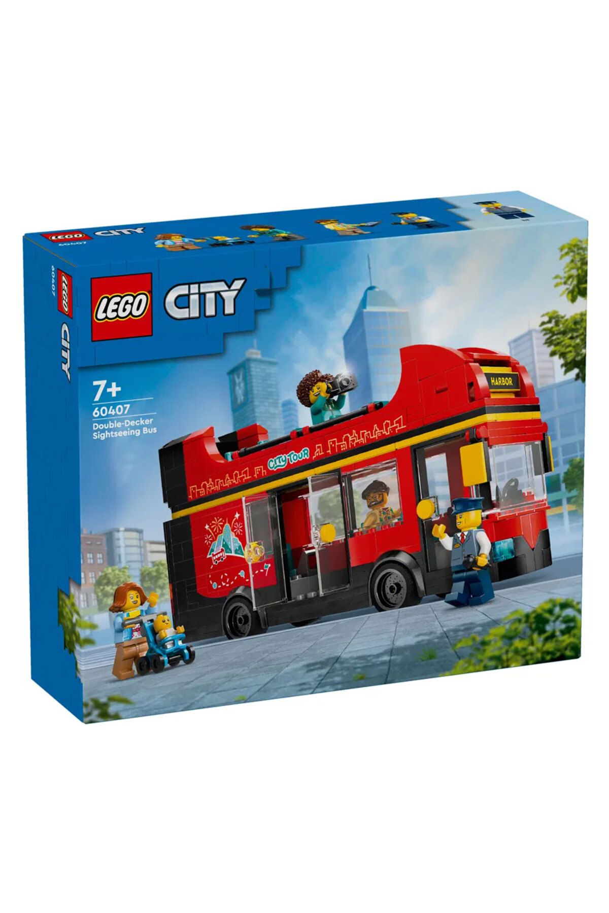 LEGO-® حافلة سياحية حمراء ذات طابقين 60407 3