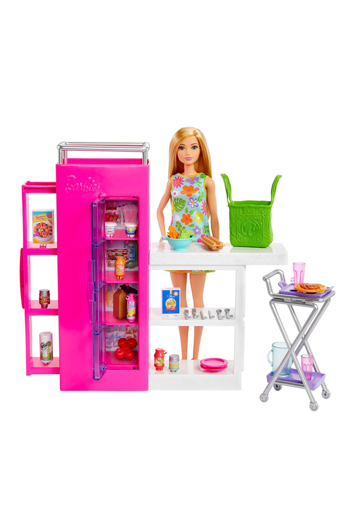 Barbie Mini Büfe Oyun Seti HJV38 fotoğrafı 6 (önizleme)