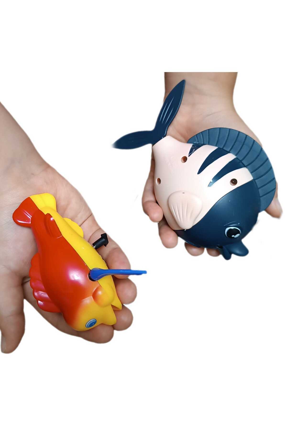 LRS STORE 2 Adet Oyuncak Kurmalı Yüzen Balık ,Banyo -Havuz Oyuncağı Balık Nemo ve Sevimli Palyaço Balığı fotoğrafı 4 (önizleme)