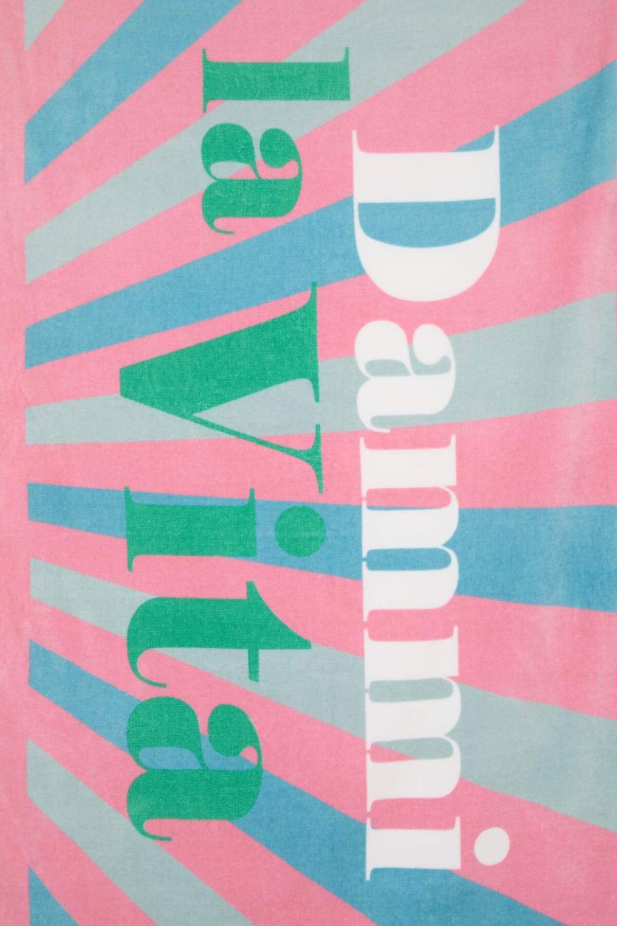 DeFacto-Women's Printed Cotton Beach Towel E7908Ax25Sm 3