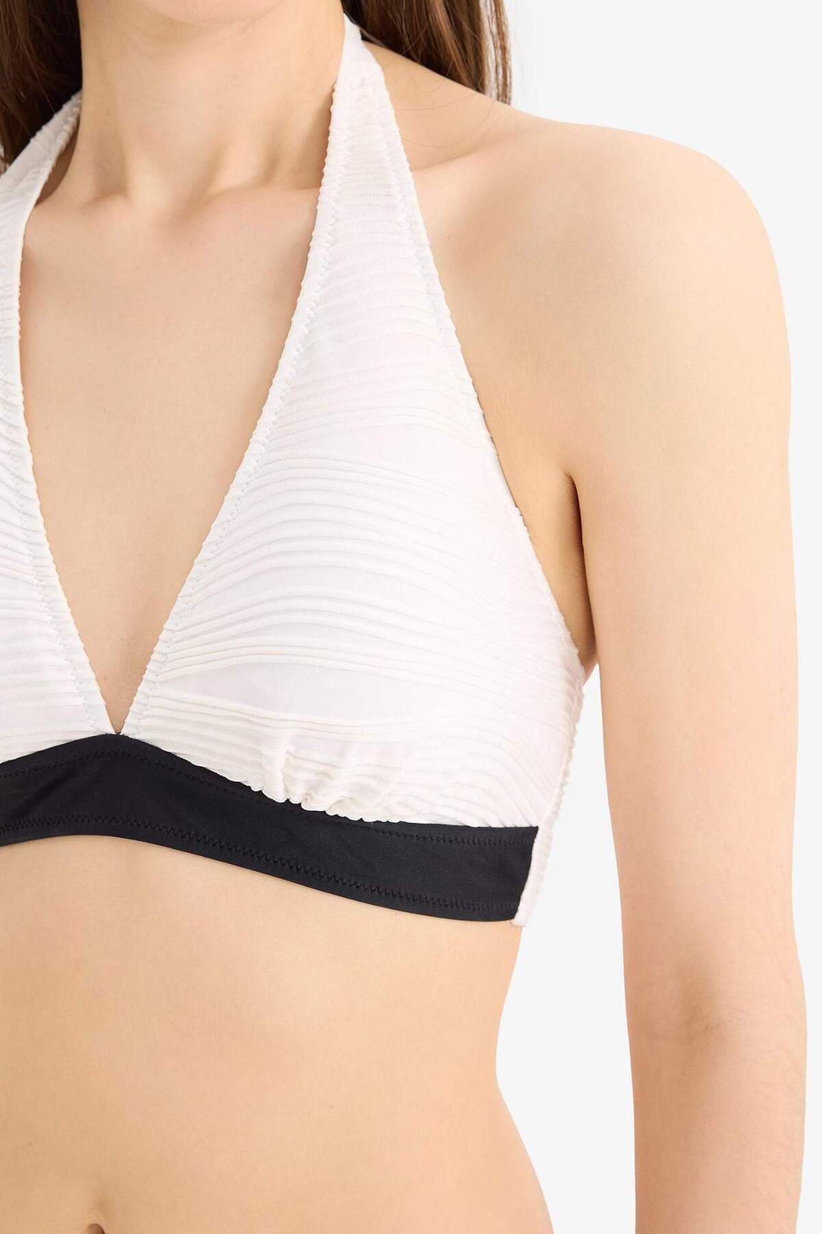 DeFacto-Regular Fit Bikini Top-Fall in Love E3287Ax25Sm 5