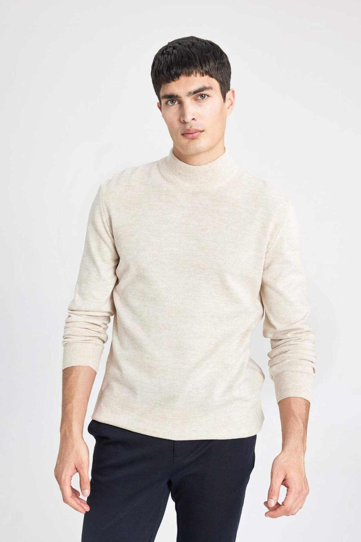 DeFacto-Slim Fit Slim Fit Sweater B7851Axns 4