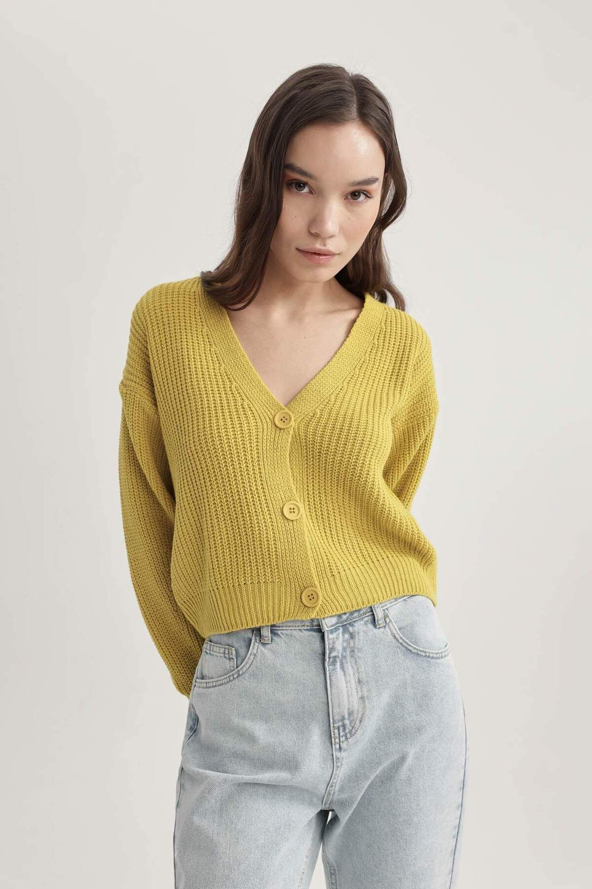 DeFacto-Cardigan Regular Fit s výstřihem do V B7867axns 3