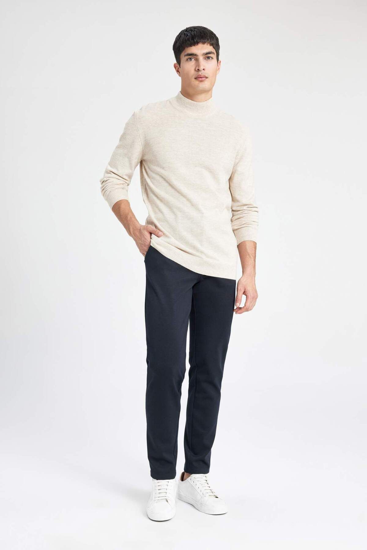 DeFacto-Slim Fit Slim Fit Sweater B7851Axns 2
