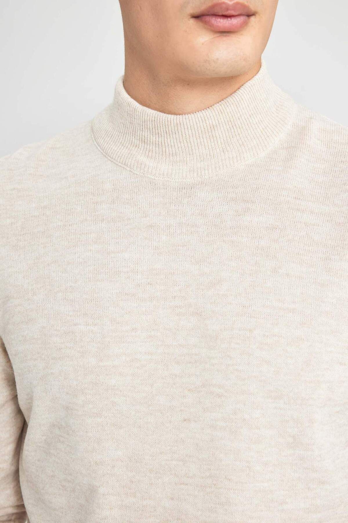DeFacto-Slim Fit Slim Fit Sweater B7851Axns 5