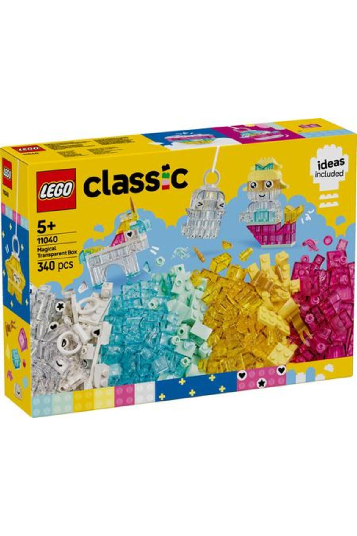 LEGO-®   Classic Magic Translucent Box 11040 – 5+ Color Pieces and Hanger Pieces Building Set (340 Pieces) 2
