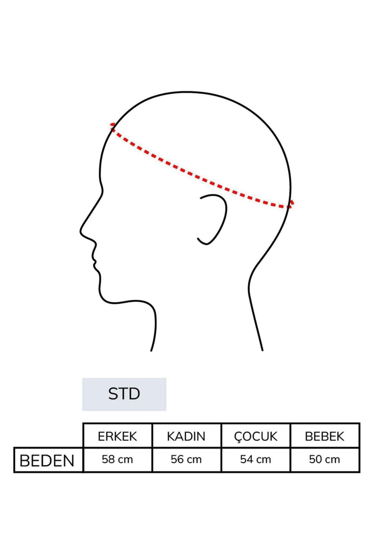 DeFacto-Dívčí klobouk Jean Bucket s gradientním potiskem D8410A825SM 4