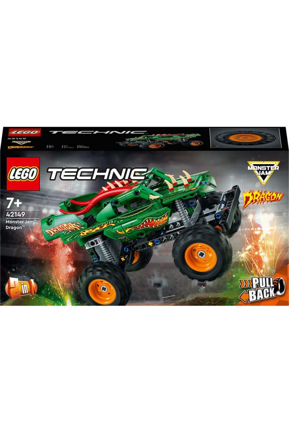LEGO TECHNIC MONSTER JAM DRAGON fotoğrafı 2 (önizleme)