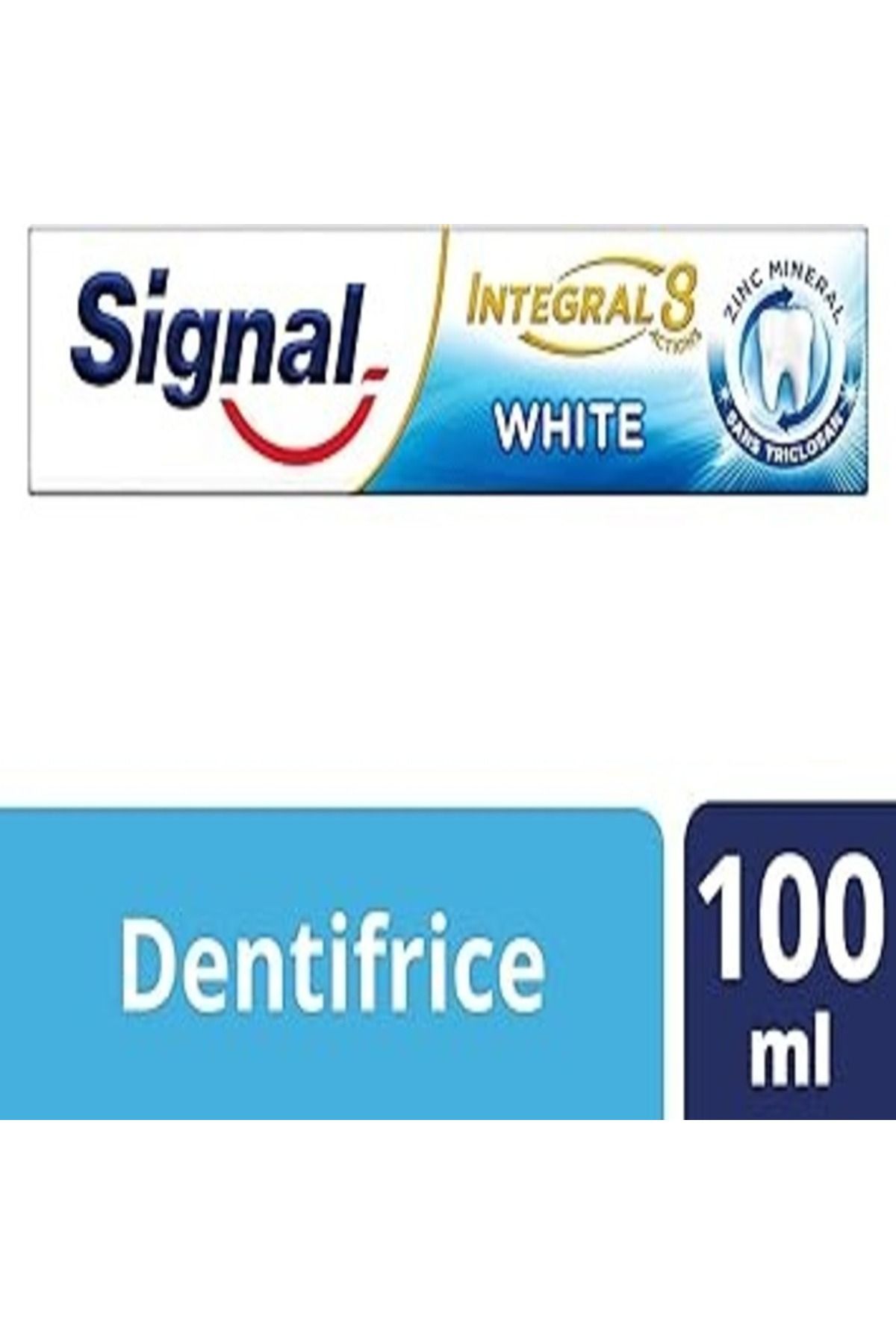 Signal-معجون أسنان كومبليت 8 وايت زنك 75 مل 8 فوائد في تركيبة واحدة لأسنان أقوى وأكثر بياضًا 1