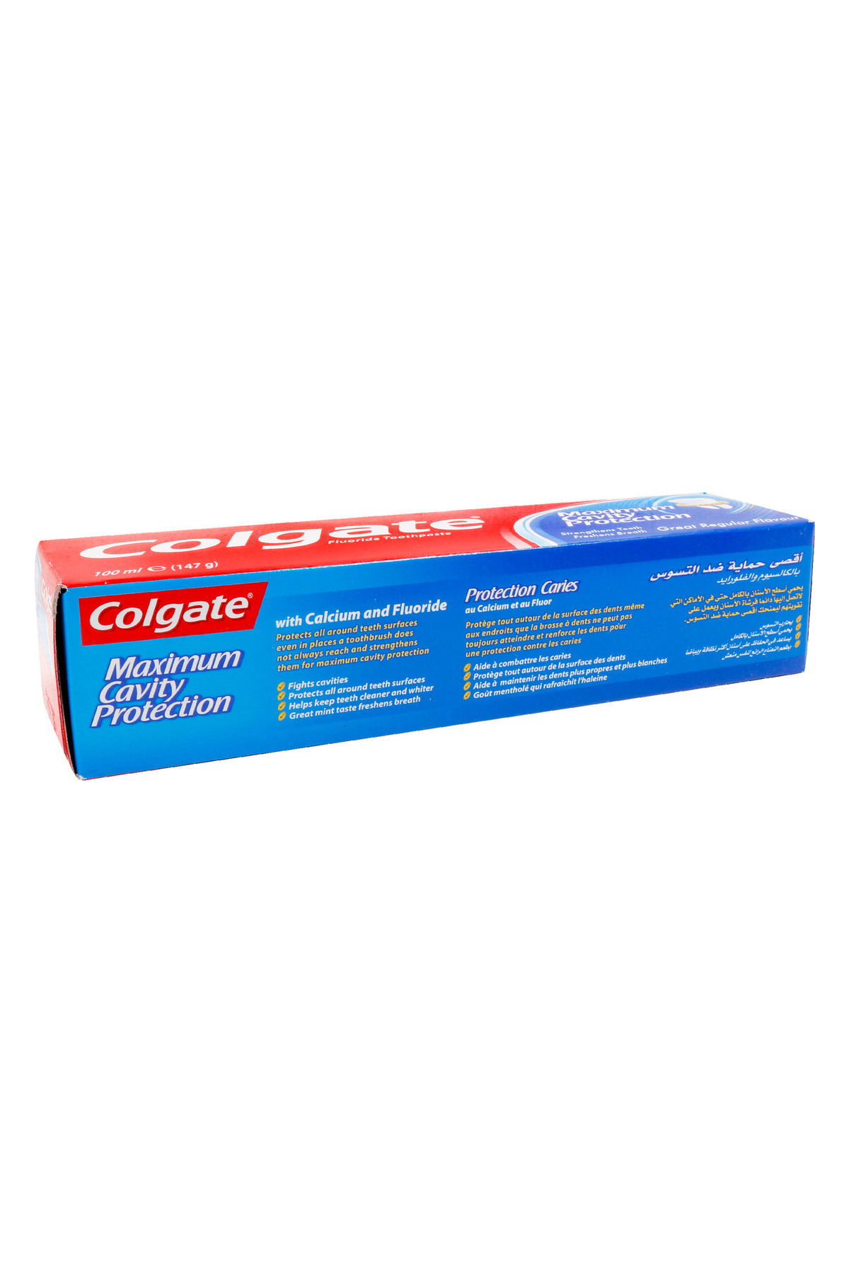 Colgate-Maximum Cavity Protection Regular Toothpaste 100 ml Fluoride Formula For Daily Oral Health & Care 7