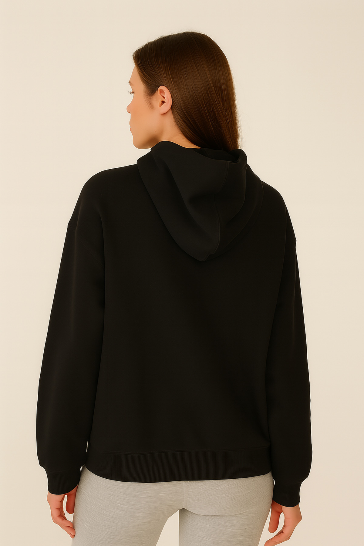 MODA UNISEX SWEATSHİRT KANGURU CEPLİ KAPÜŞONLU SWEATSHİRT KANGURU CEPLİ fotoğrafı 3 (önizleme)