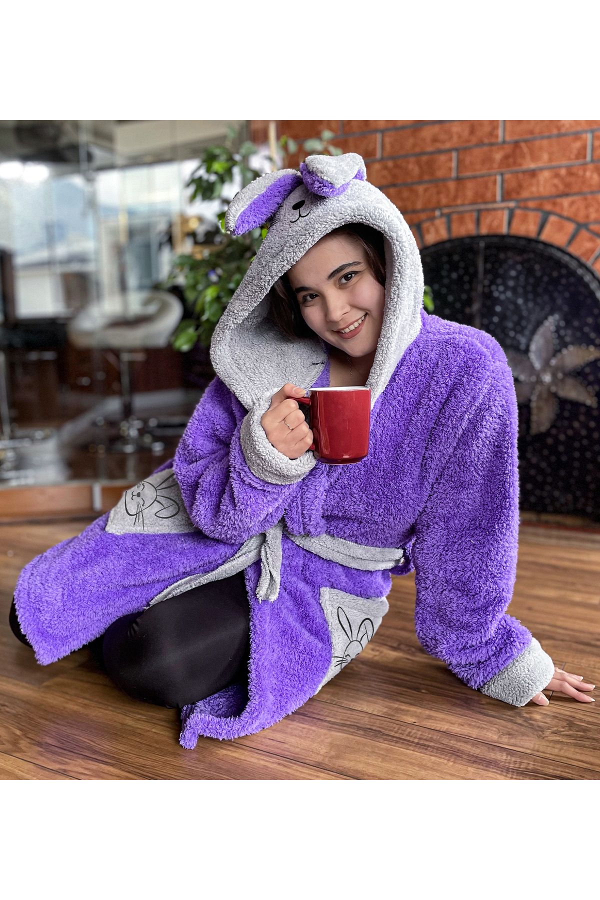 Özgüner Oyuncak-Pabtex "Pamper Yourself with Soft Wellsoft Plush Dressing Gown!" 3