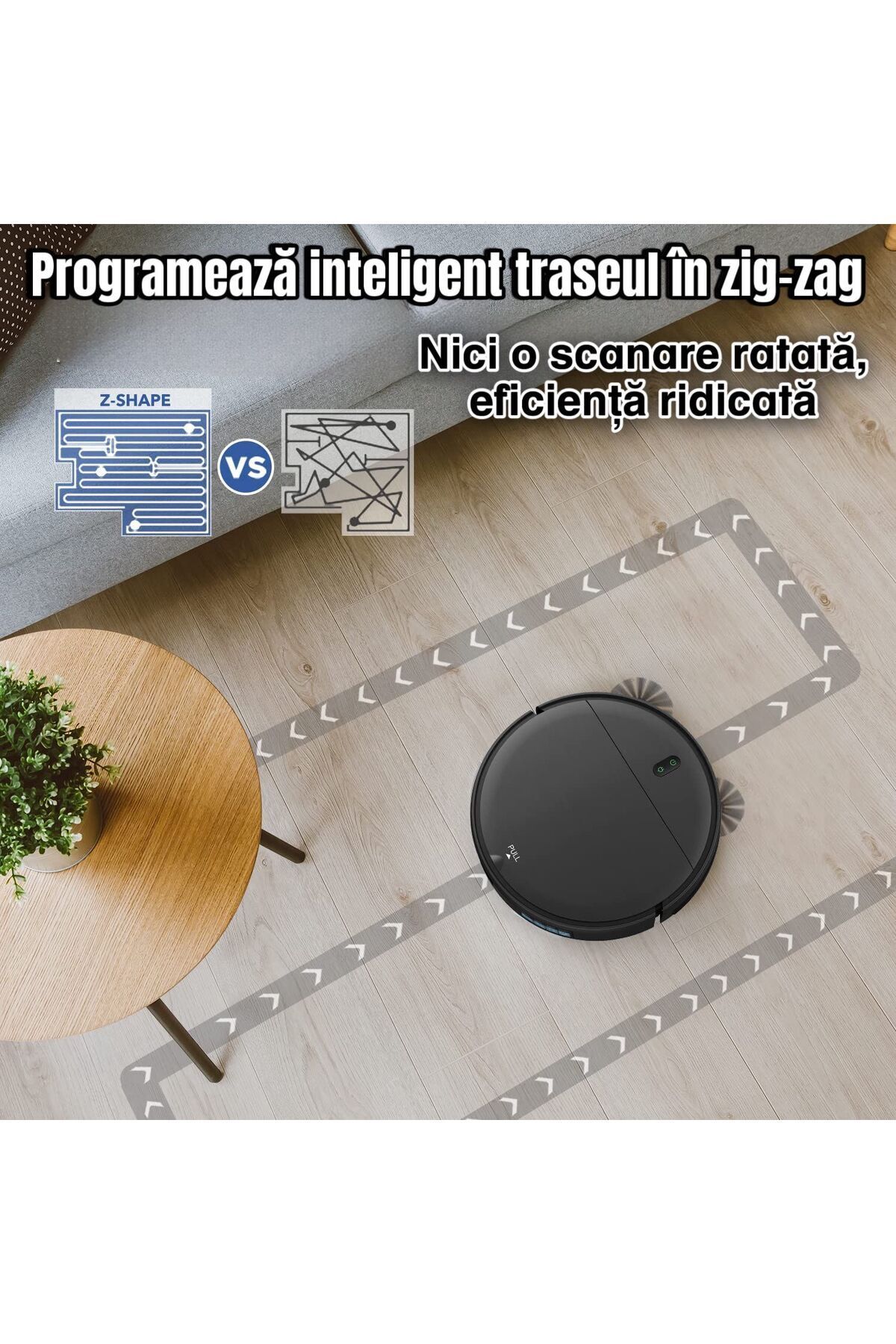 Infiniteea-Aspirator robot Infiniteea™, aspirare și spălare simultană 5