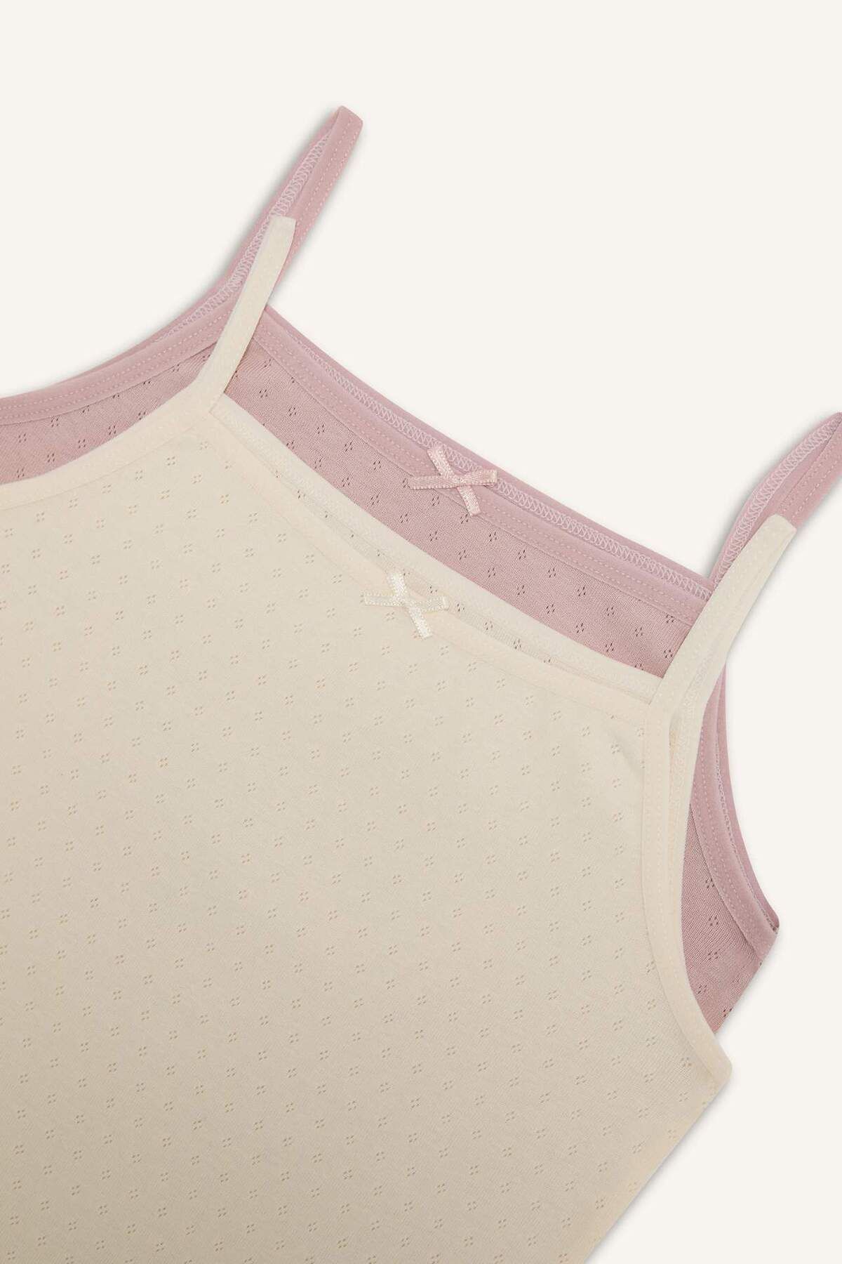 DeFacto-Tricou pentru fete 2 piese E7060A825SP 4
