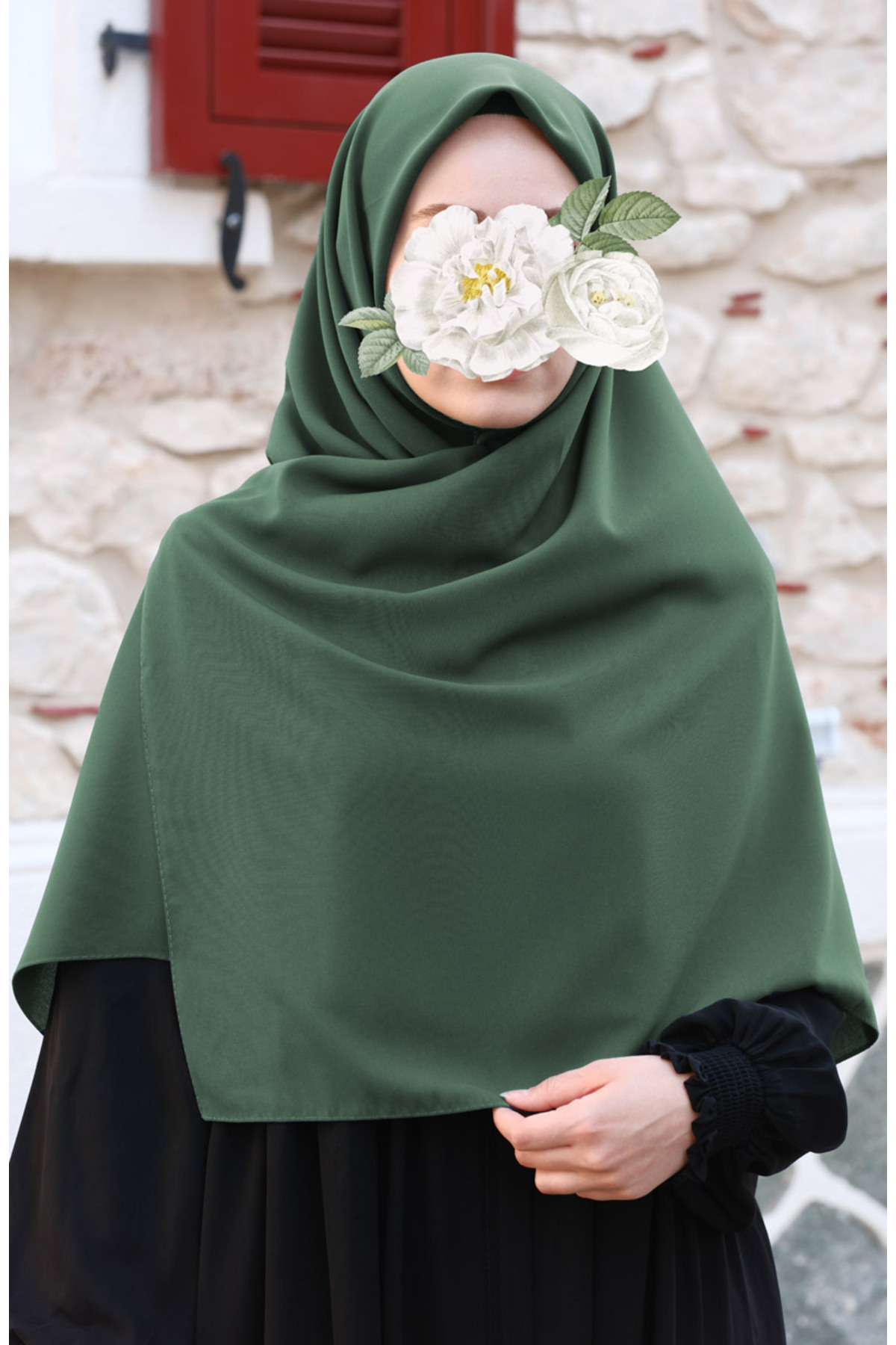 Oversized Medina Silk Scarf 120X120 - Light Green