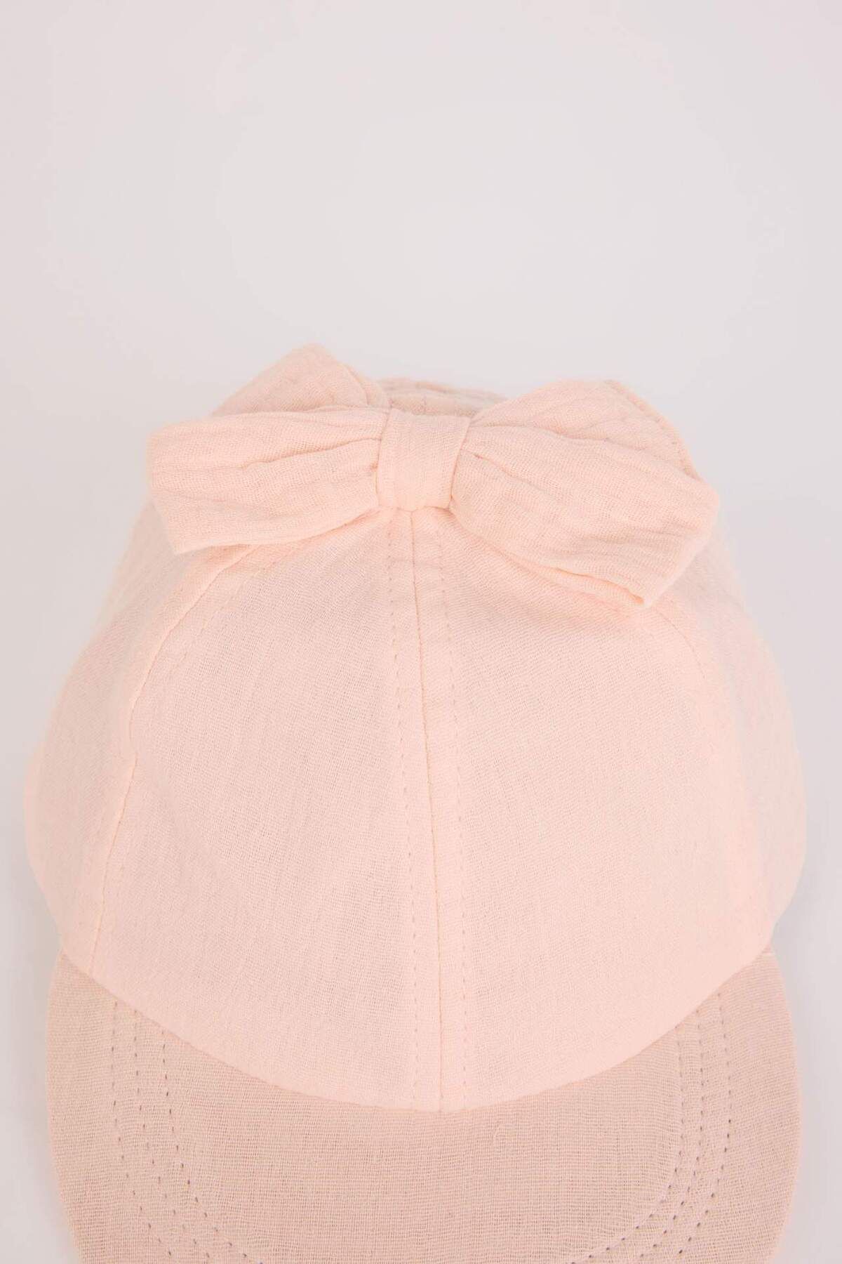 DeFacto-Baby Girl Muslin Cap Hat D8389A525Sm 6