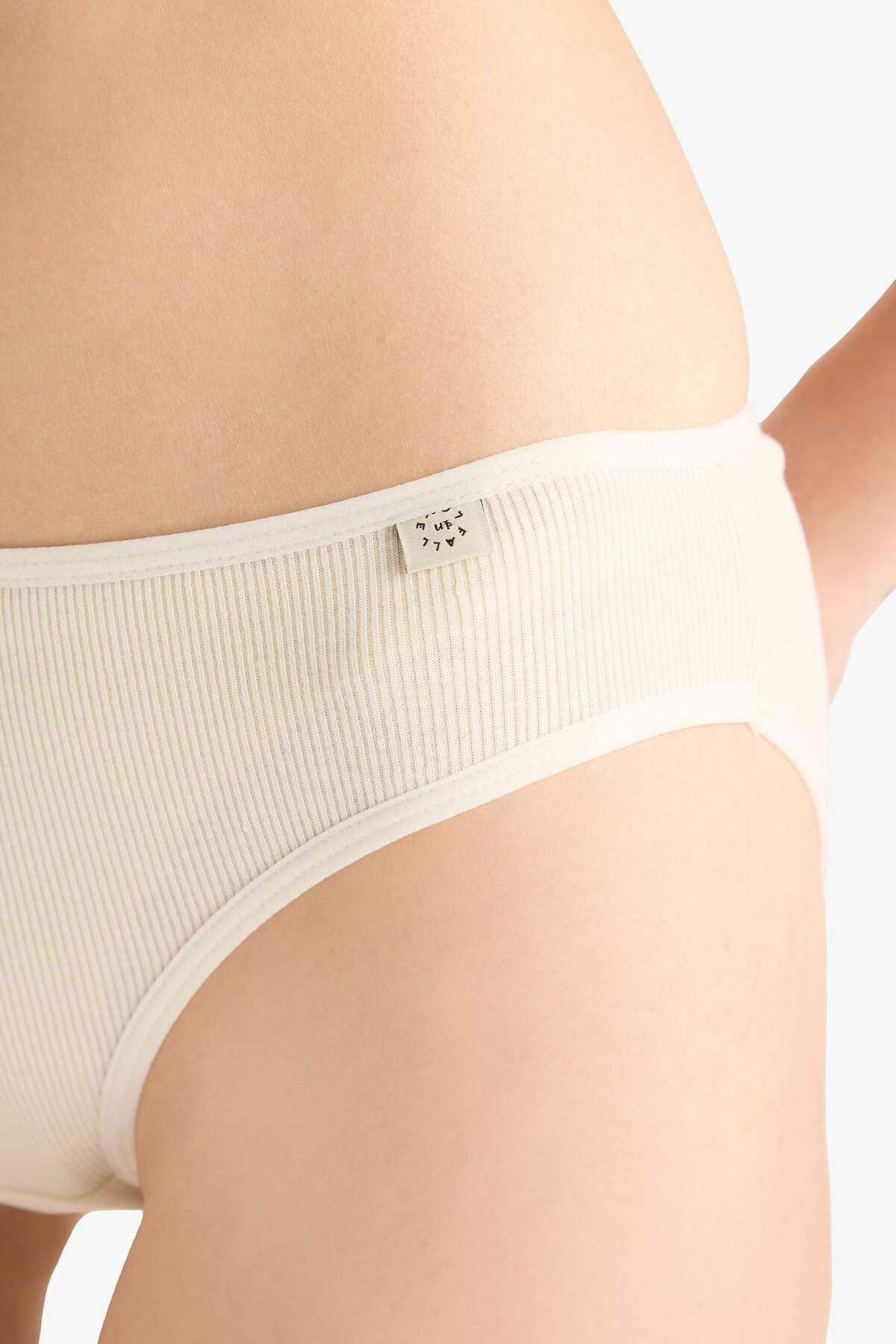 DeFacto-Ribana 3-Piece Strap Brief Panties-Fall in Love D6404Ax25Sp 5