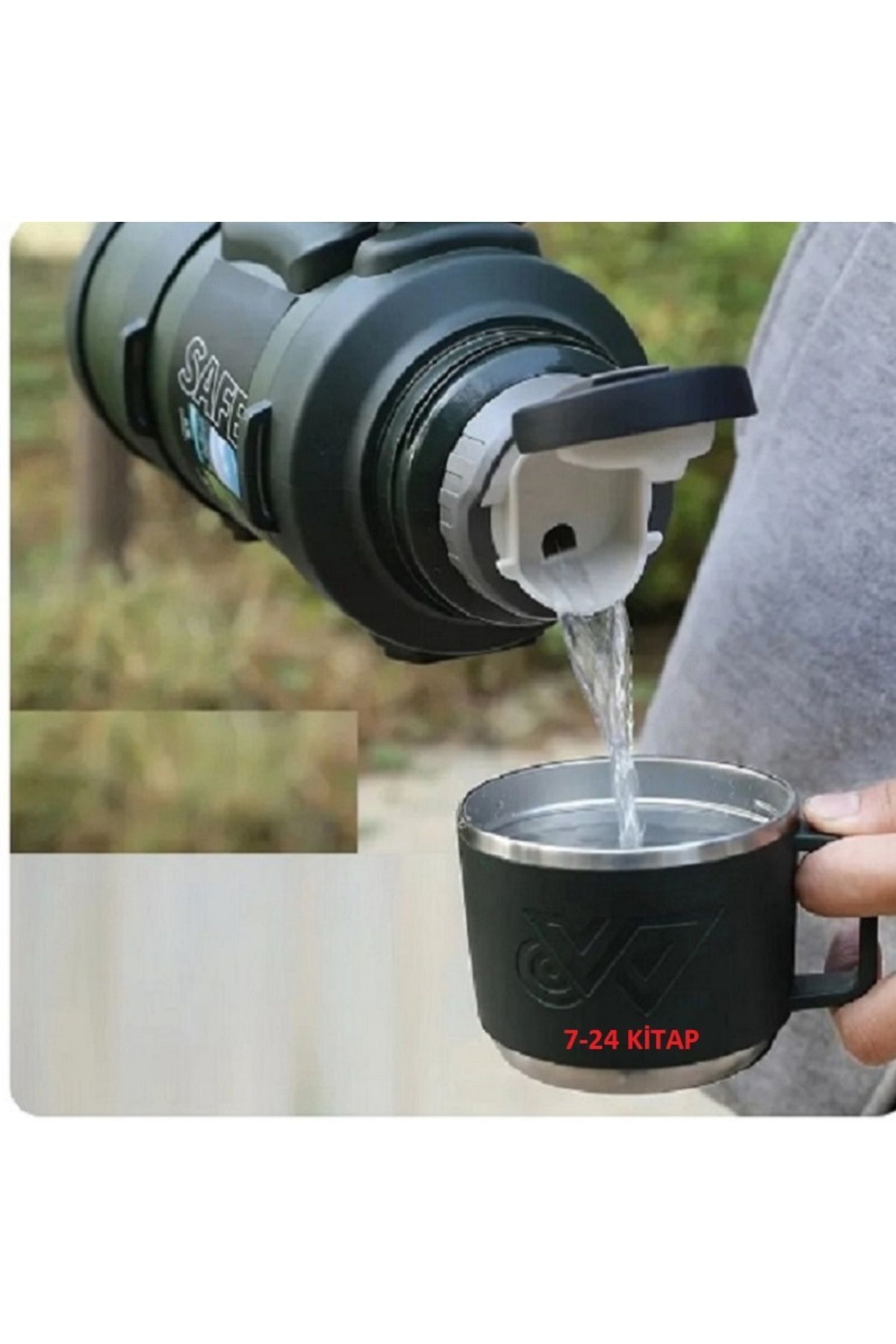 safe paslanmaz çelik termos 3,2 litre fotoğrafı 3 (önizleme)