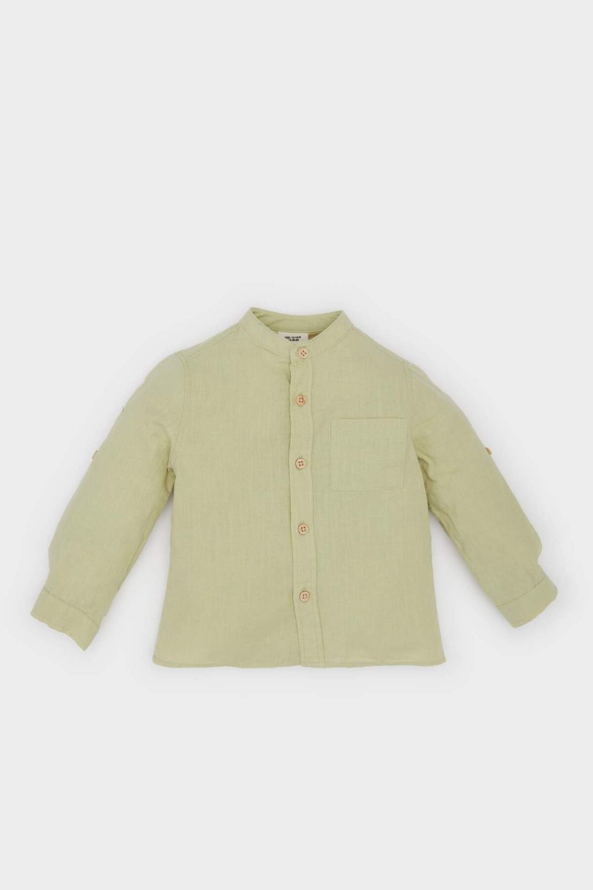 DeFacto-Baby Boy Flammendes Popeline Langarm Basic Einfache Hemd E0283A525SP 1