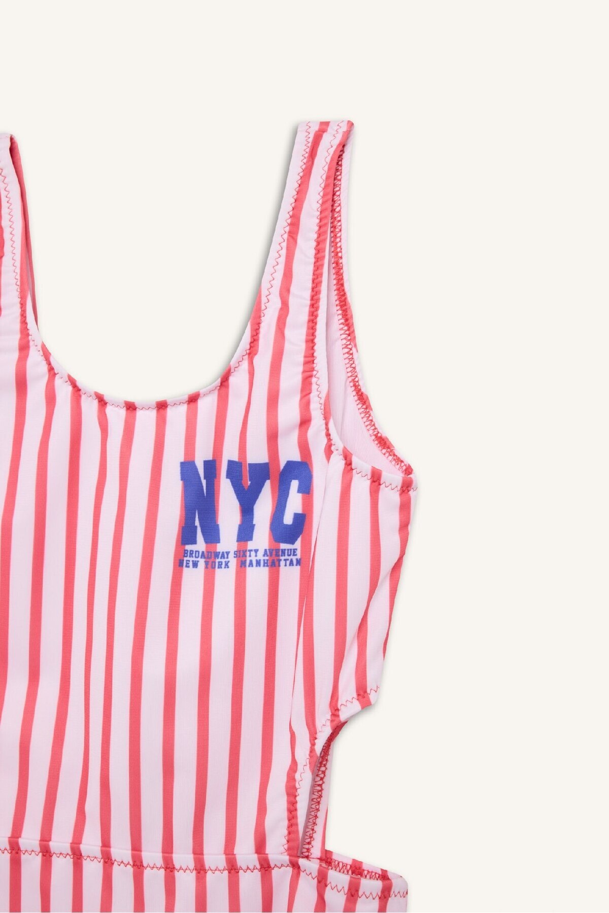 DeFacto-Girl's Striped Swimsuit D9901A825Hs 2