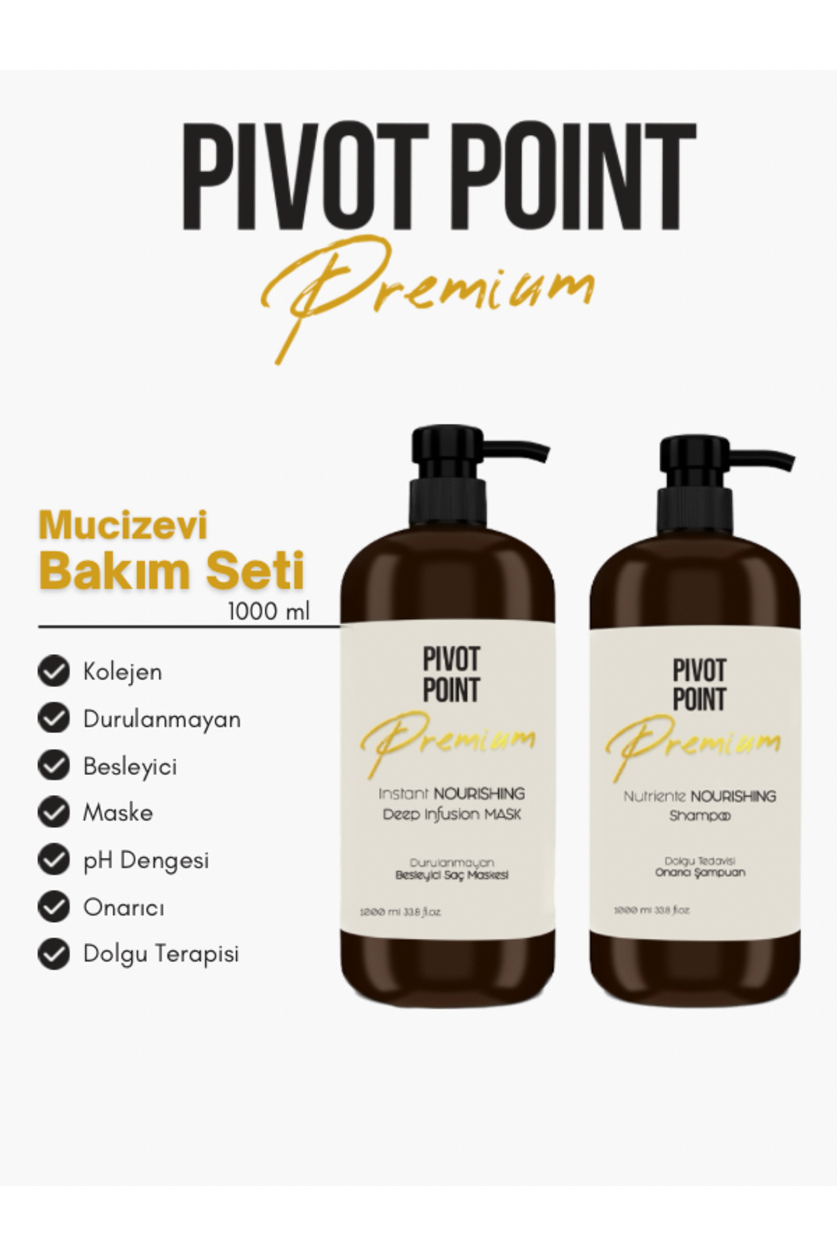 PIVOT POINT YIPRANMIŞ SAÇLARINIZA PROFESYONEL DOKUNUŞ PIVOTPOINT PREMIUM İLE 2 ADIMDA GÜÇLÜ DÖNÜŞÜM 1000 +1000 — PP30