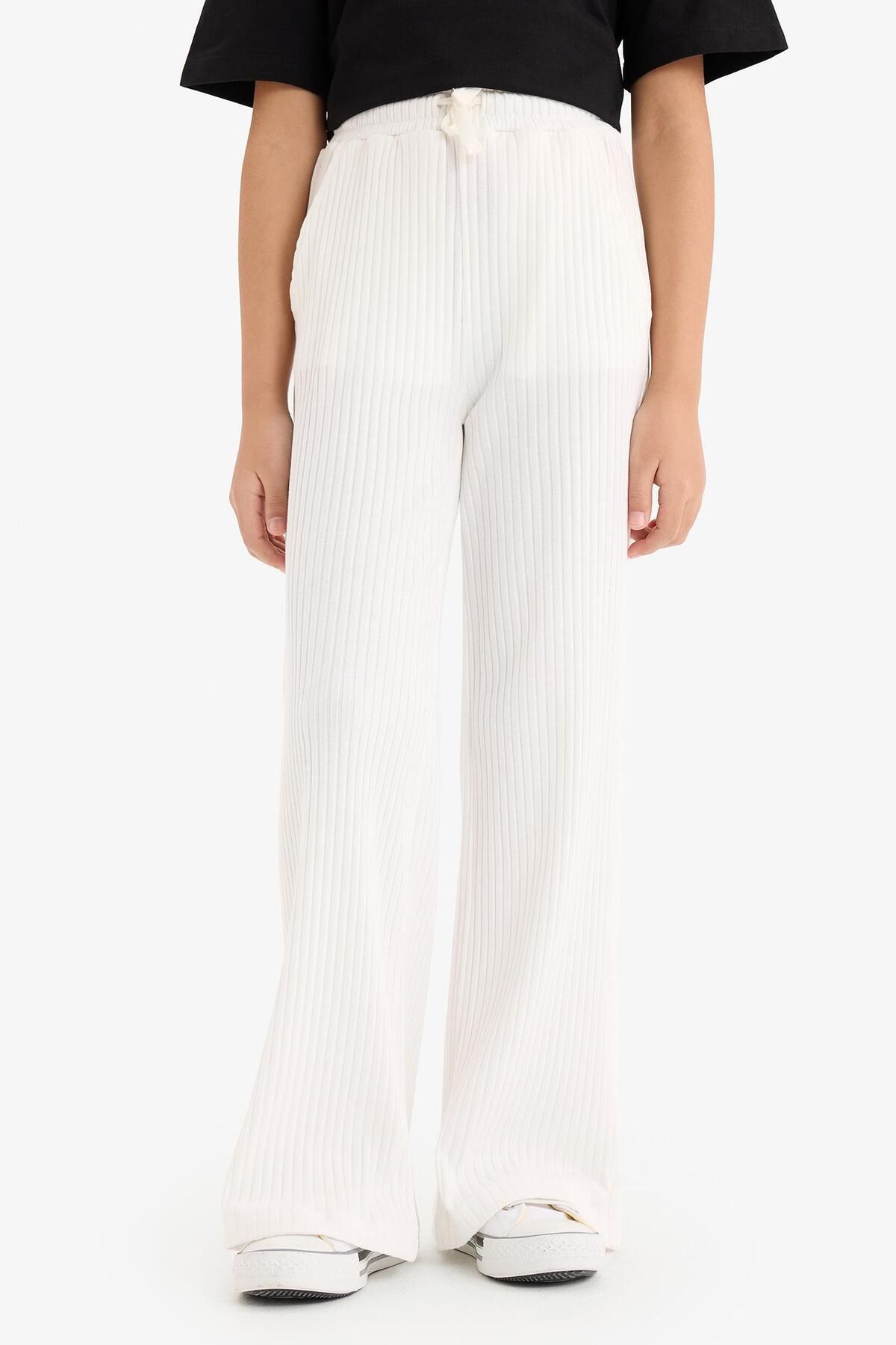 DeFacto-Mädchenhose mit weitem Bein und weitem Bein E1836A825SM 5
