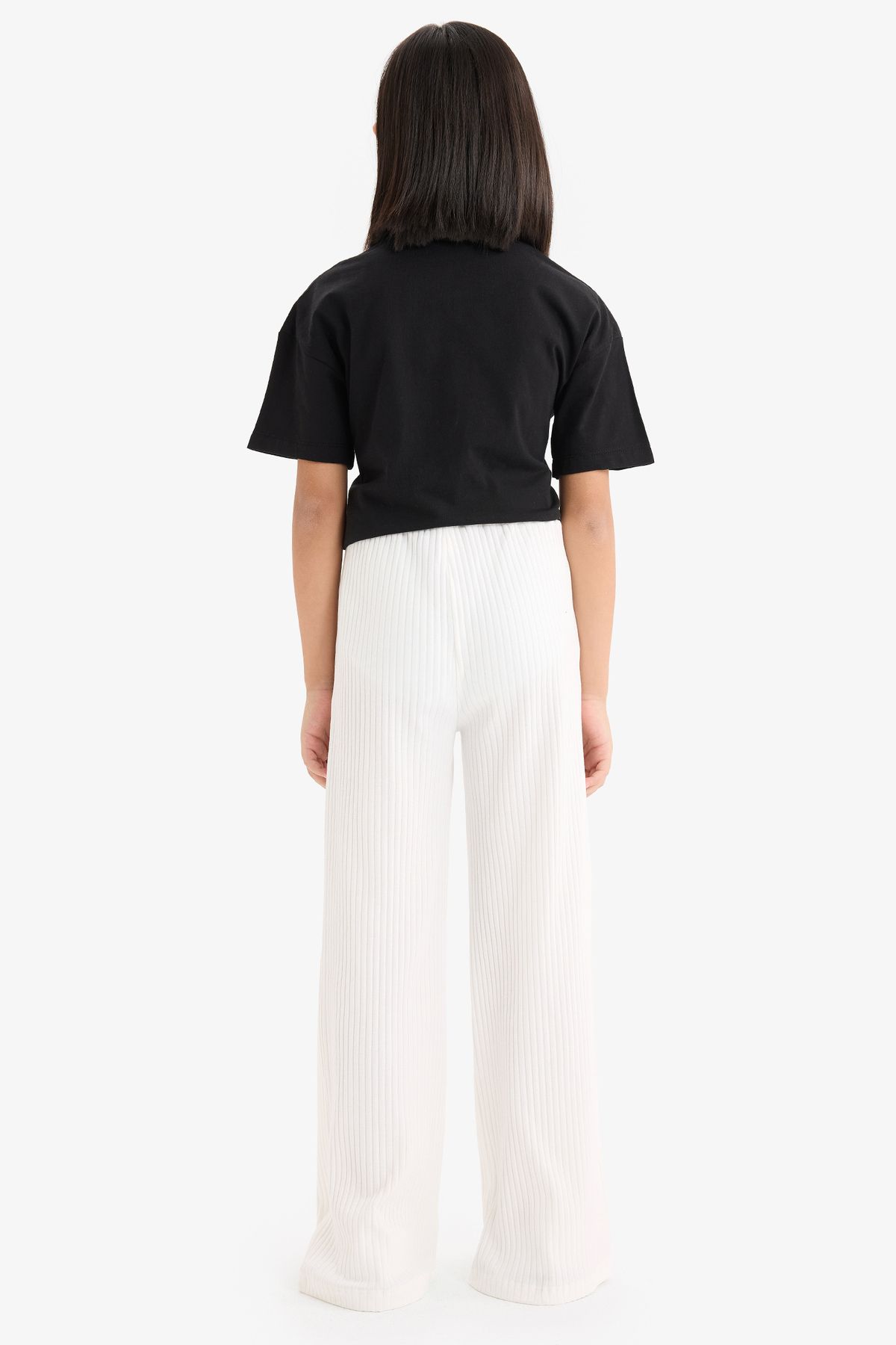 DeFacto-Mädchenhose mit weitem Bein und weitem Bein E1836A825SM 7