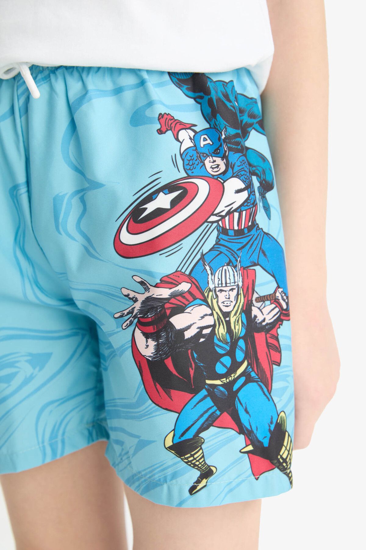 DeFacto-Αγόρια Marvel Comics Σορτς θαλάσσης E5552A825HS 5