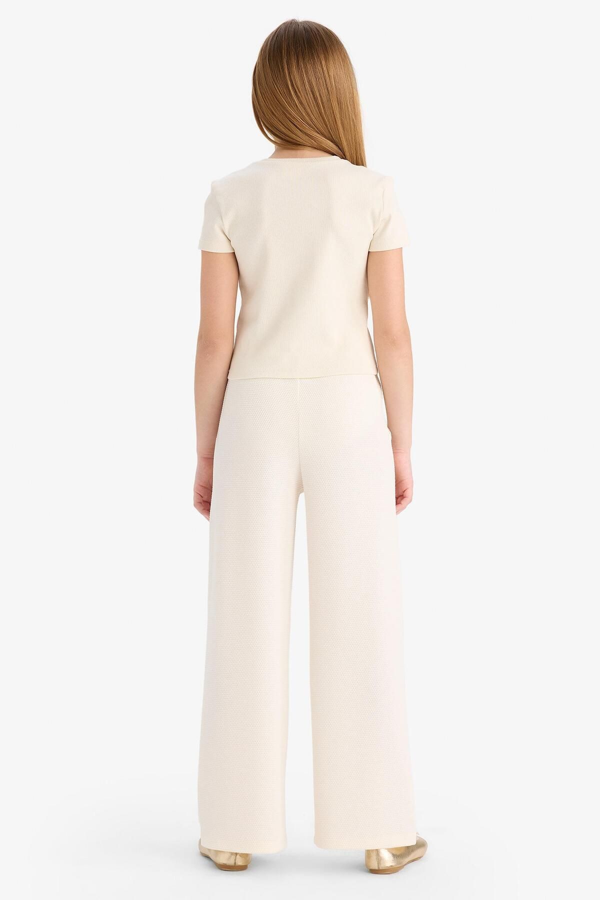 DeFacto-Girl's Wide Leg Trousers C1180A824Sp 5