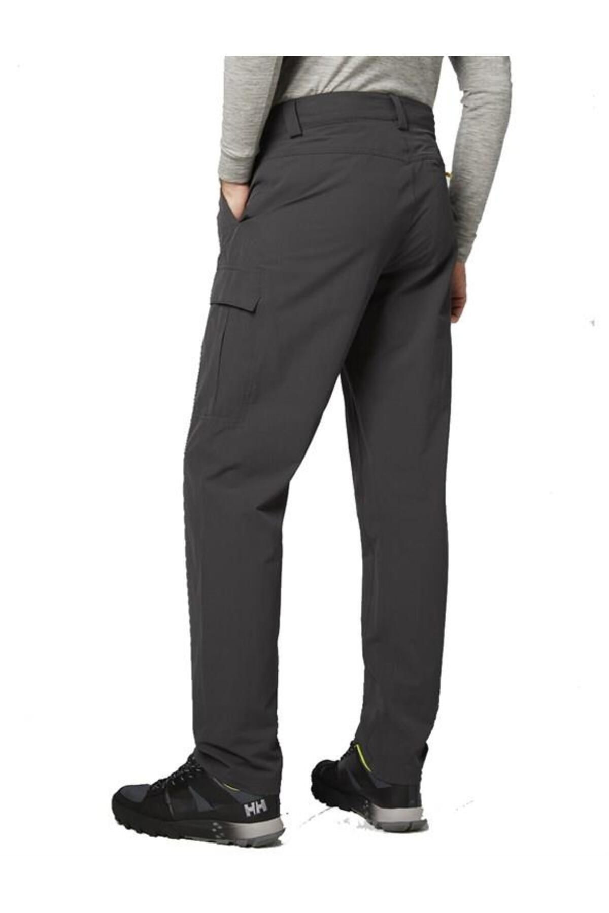 Helly Hansen-Ανδρικό παντελόνι Anthracite με κανονική μέση και κανονικό πόδι HHA.33996_HH QD CARGO PANT 4