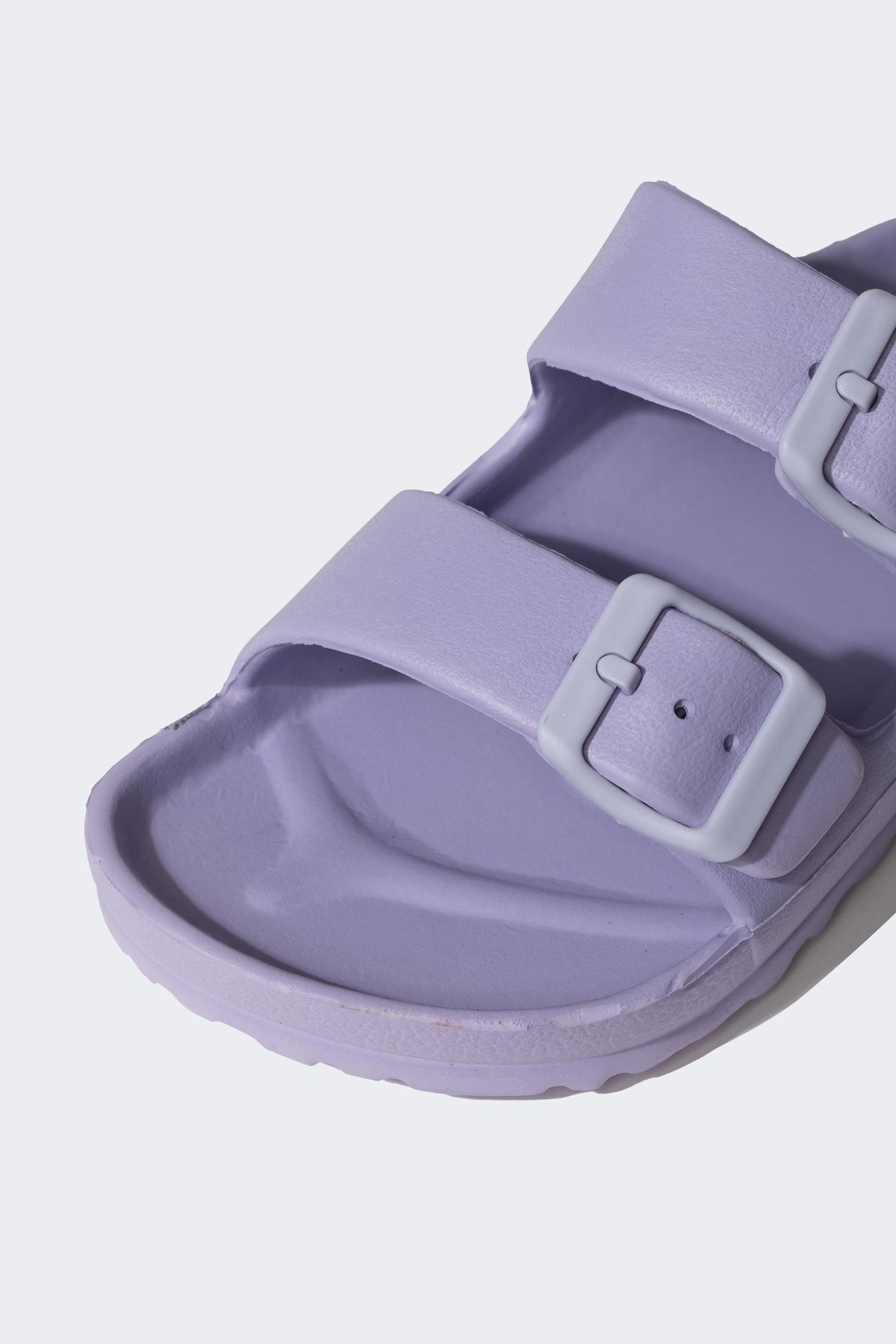 DeFacto-Girl's Eva Double-Strapped Buckle Slippers T4067a623sm 5