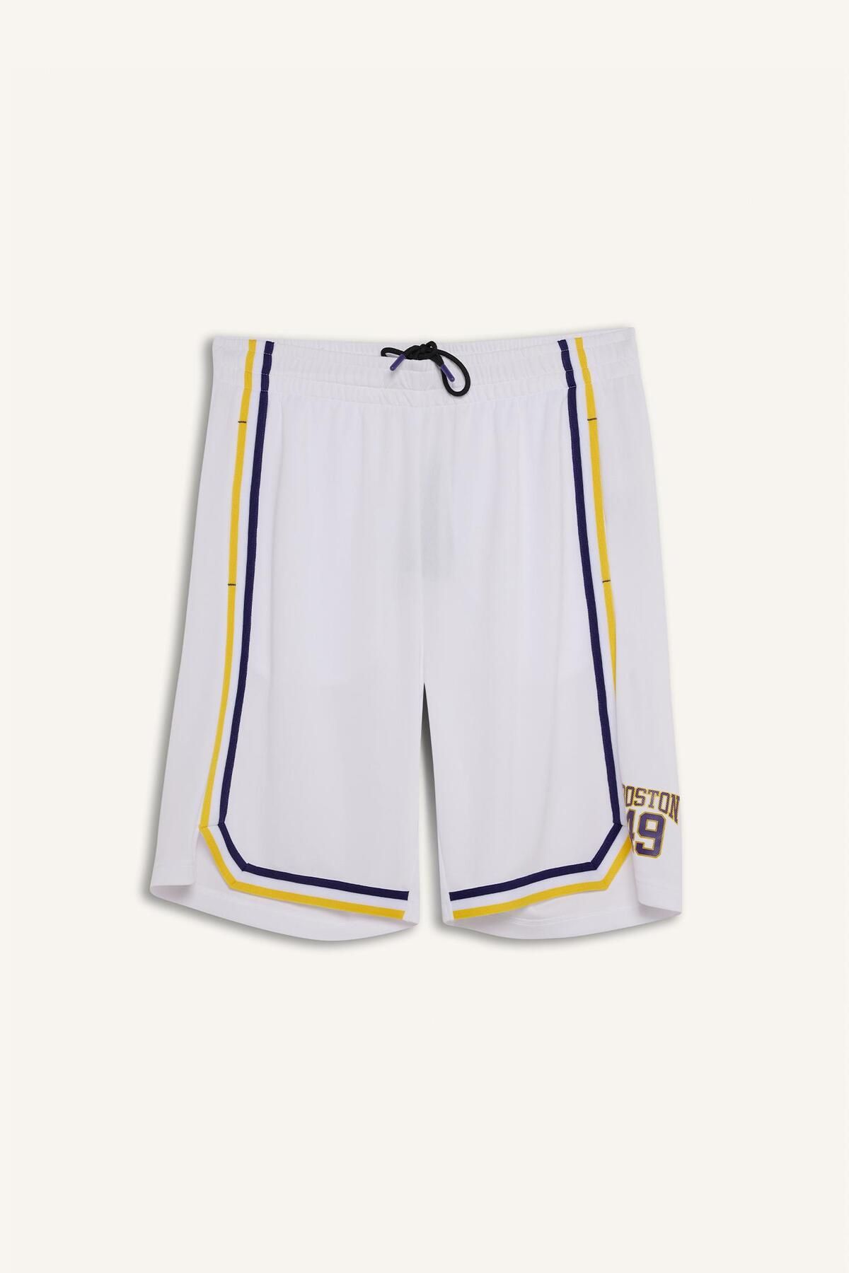 DeFacto-DeFactoFit, cu uscare rapidă, cu potrivire standard, pantaloni scurți pentru picioare cu bandă elastică E4400AX25HS 8