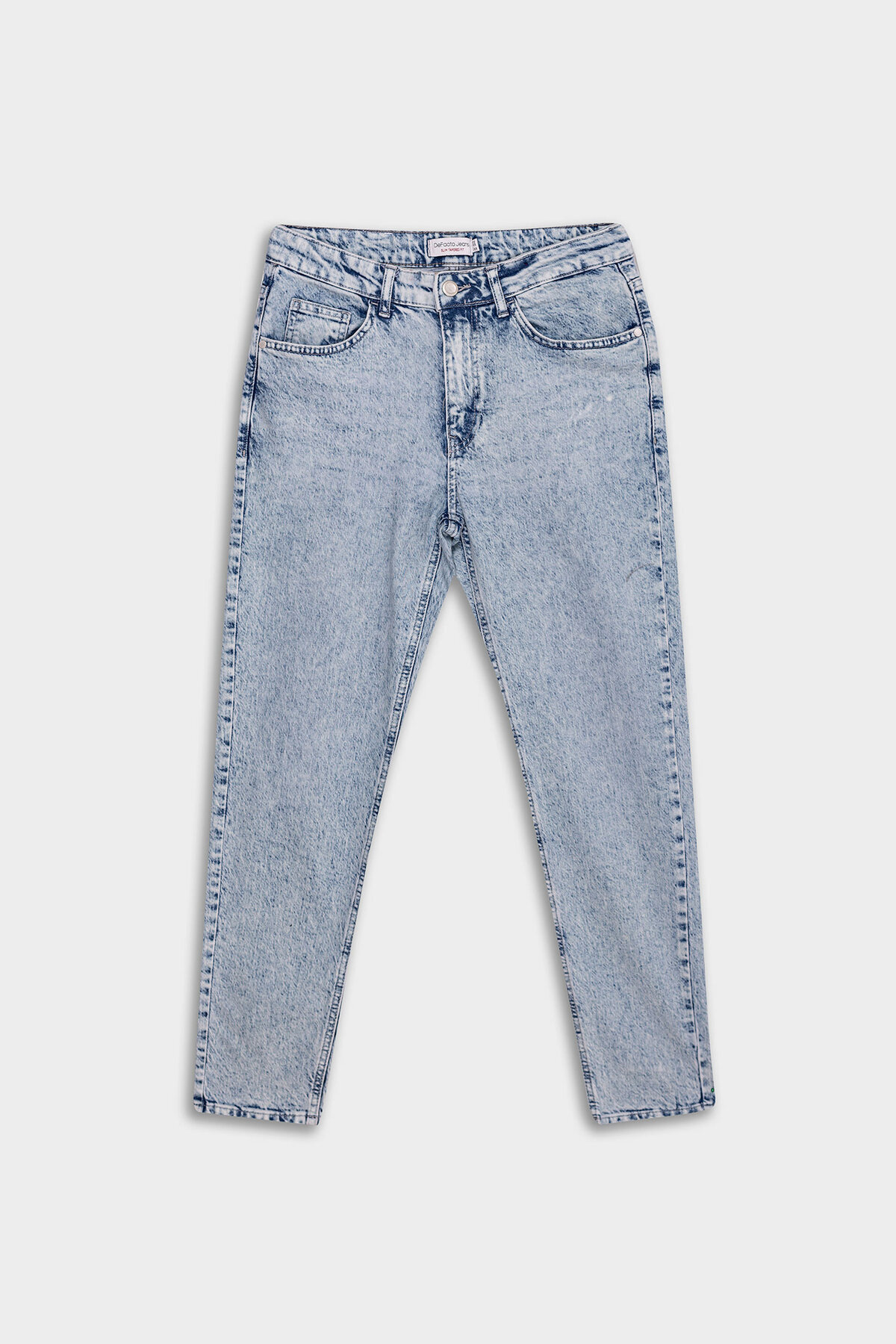 DeFacto-Παντελόνι Slim Tapered Fit Skinny Fit D2008AX25SP 8