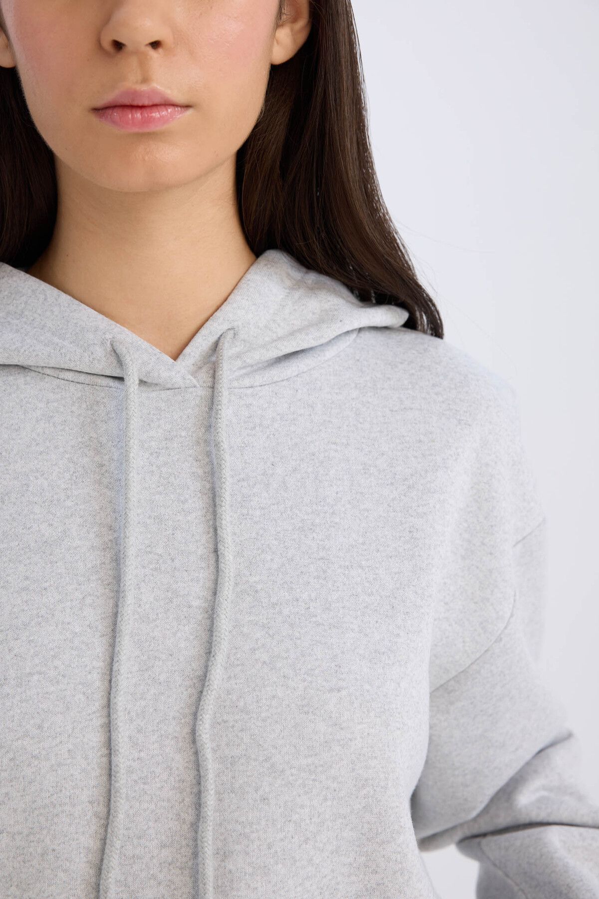 DeFacto-Relax Fit Hooded Thick Sweatshirt W8071az23wn 5