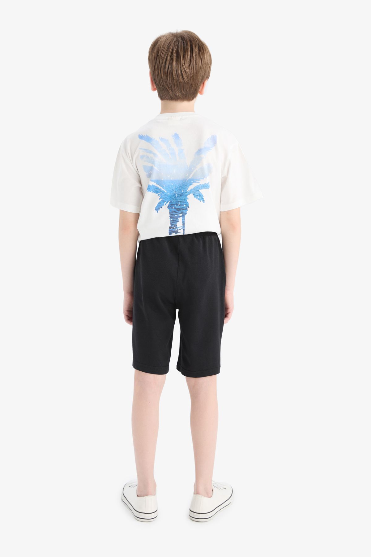 DeFacto-Boy's Elastic Waist Shorts E0161A825Sm 6