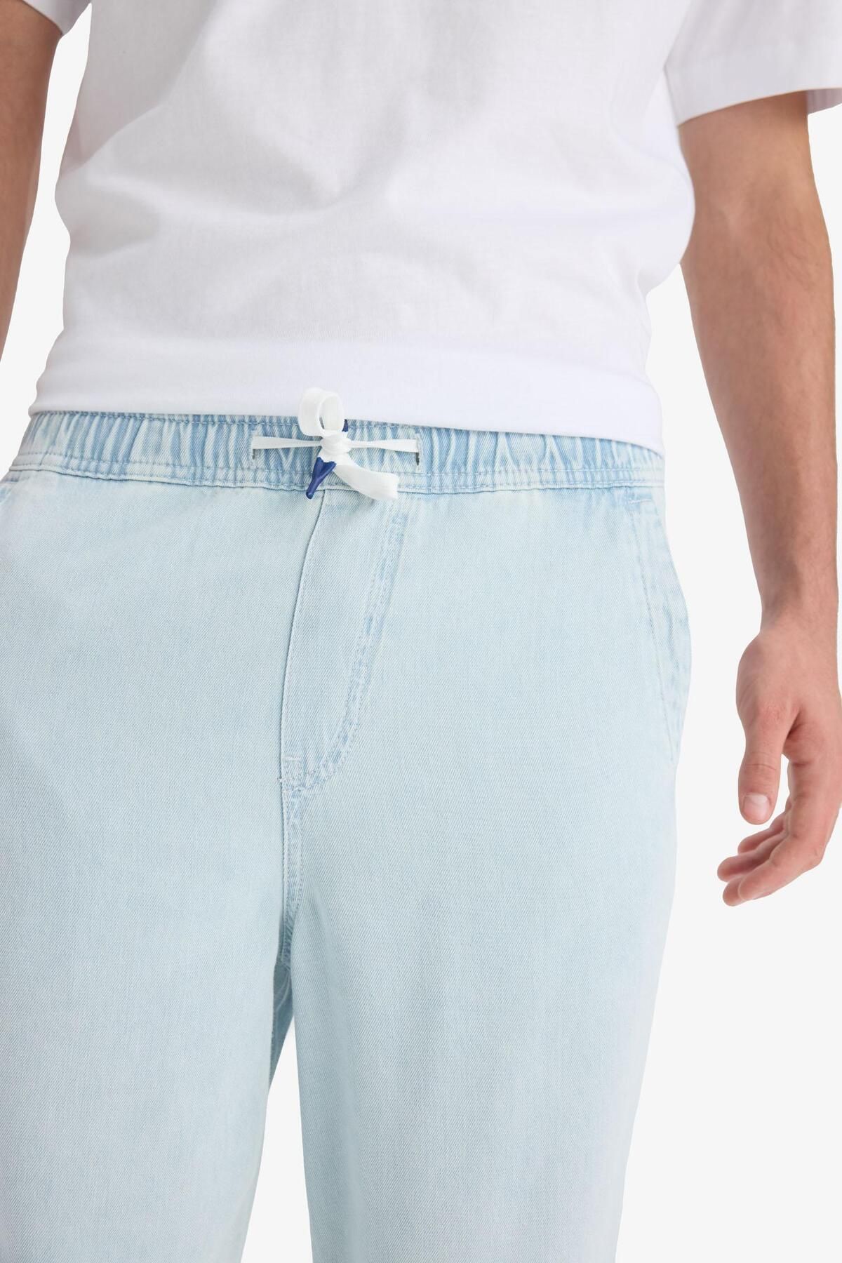 DeFacto-Παντελόνι Ylan Jean Wide Fit C2045ax24sm 5