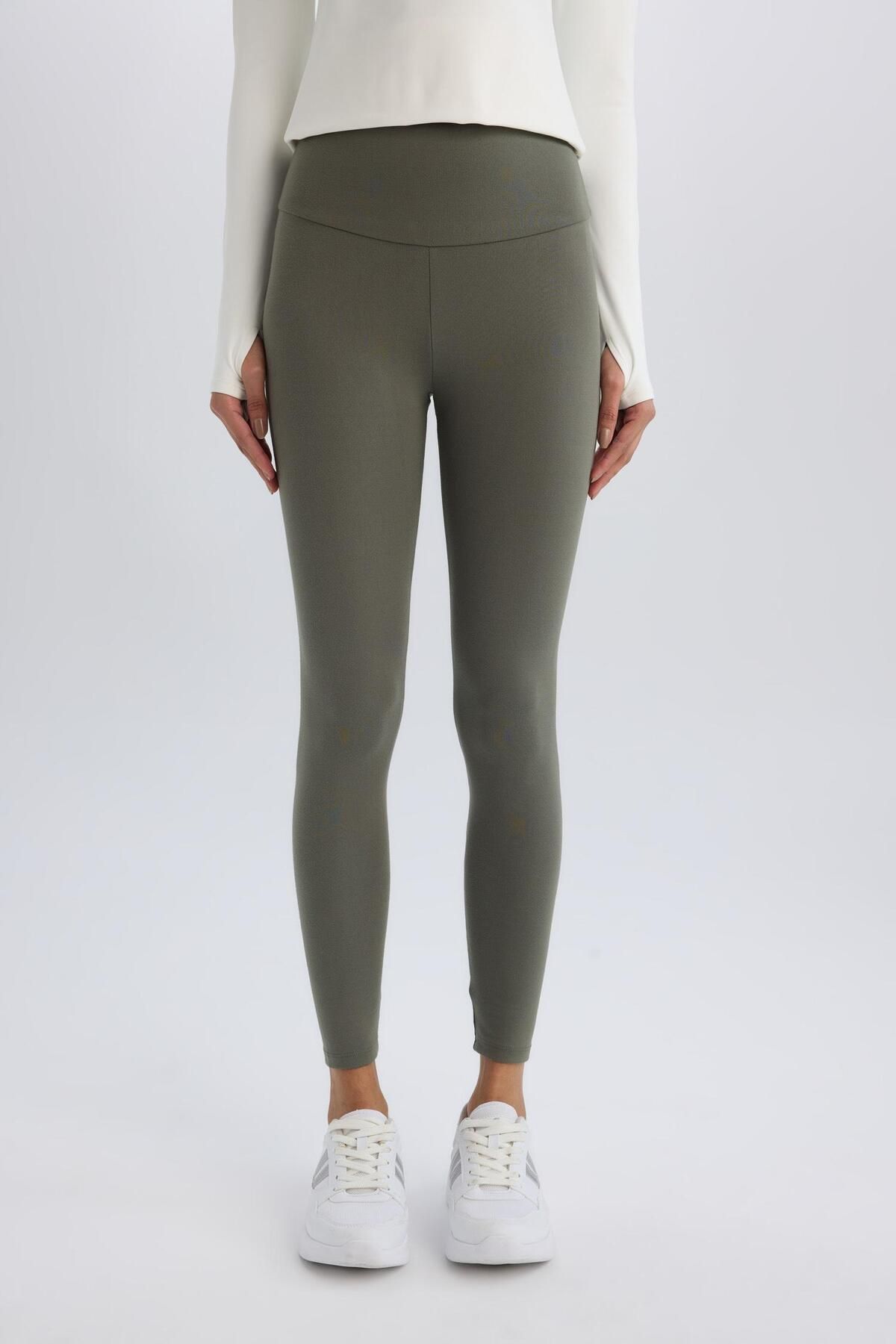 DeFacto-Defactofit Waist Hugging Athlete Leggings B4590Ax24Wn 4