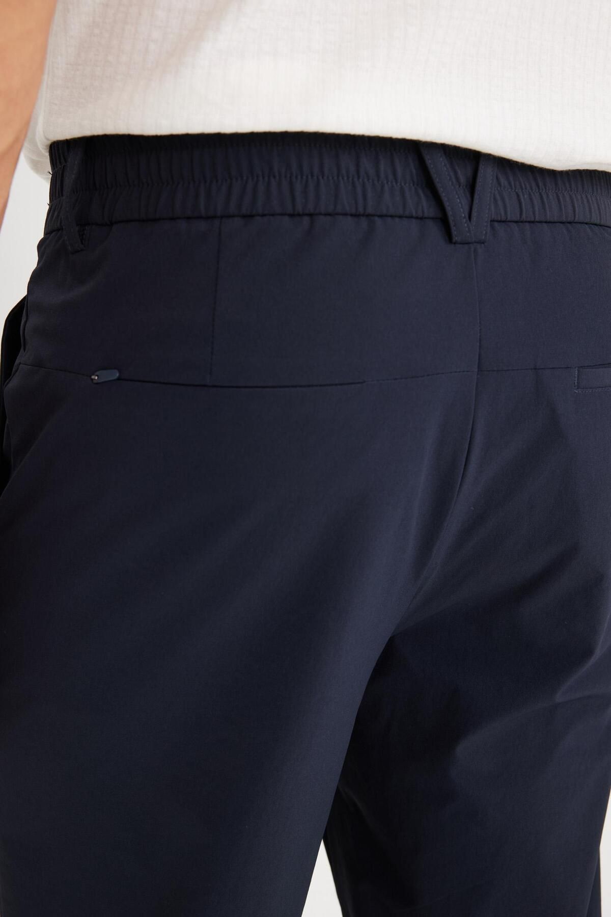 DeFacto-Pantaloni de vară Jogger cu picior drept, care se întind în toate direcțiile B6551AX25SP 8
