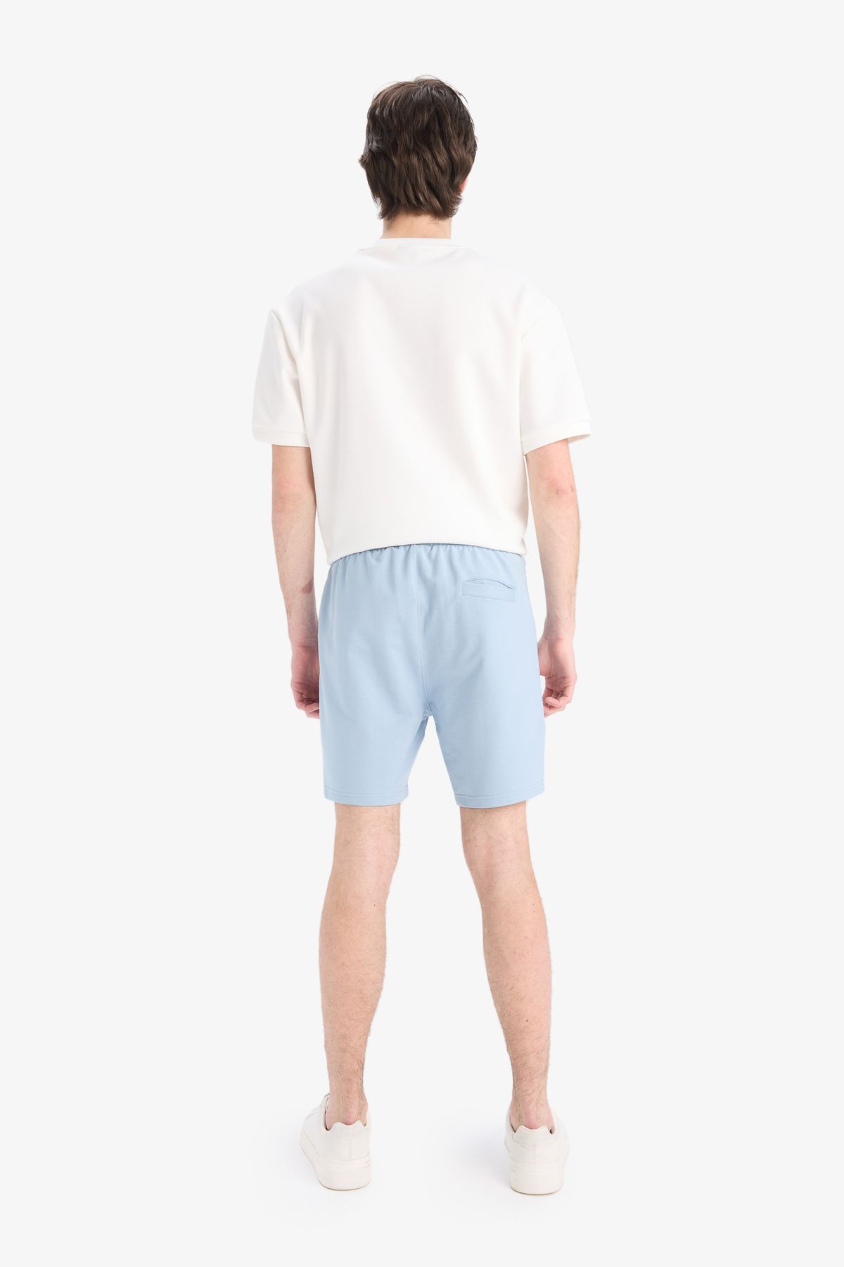 DeFacto-Slim Fit Slim Fit Skinny Leg Basic ίσιο σορτς B8674ax25sp 6