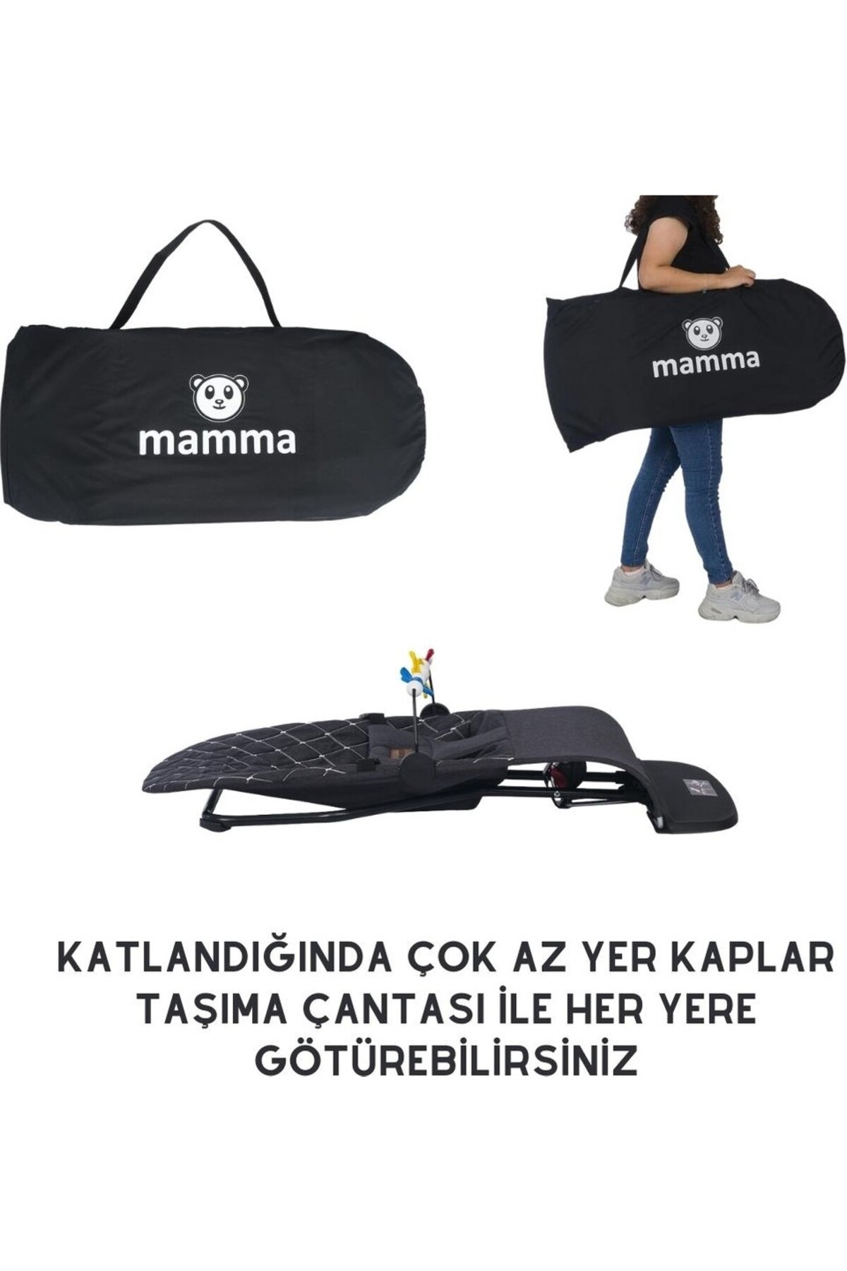Mamma Deluxe Cotton Oyuncaklı Ana Kucağı + Ekstra Kılıf Ve Seyahat Çantası fotoğrafı 7 (önizleme)