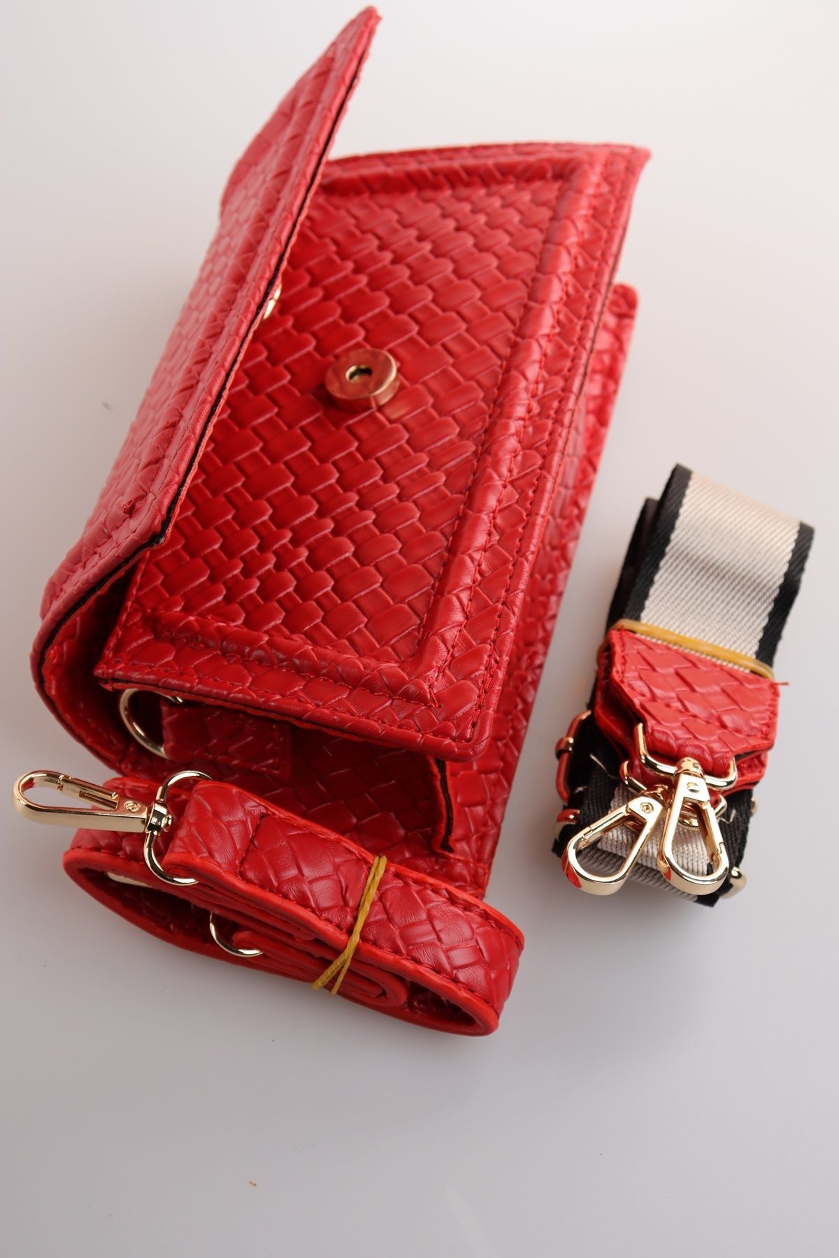 weem bag Elysara EB0409 | Örgü Gösterişli Jahra Portföy Çanta görsel 4