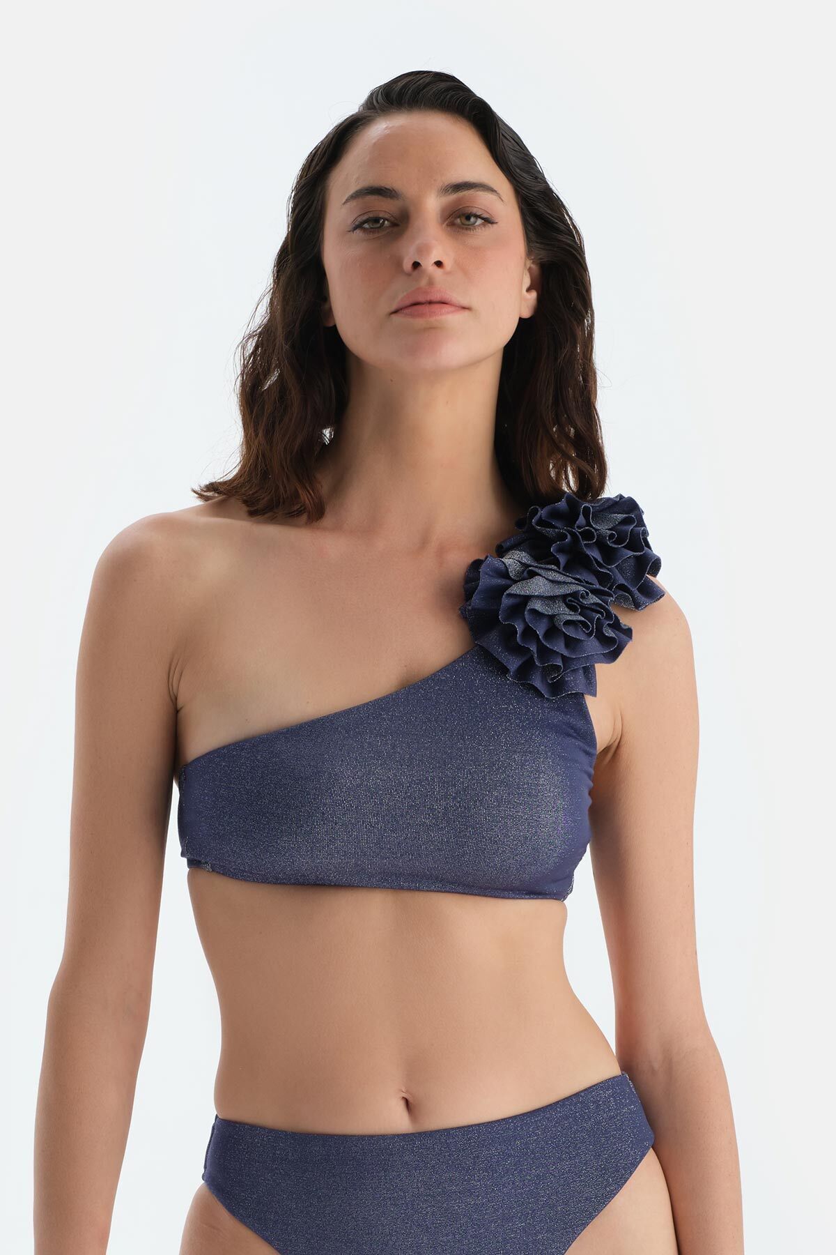 Dagi Mürdüm Tek Omuz Bikini Üst