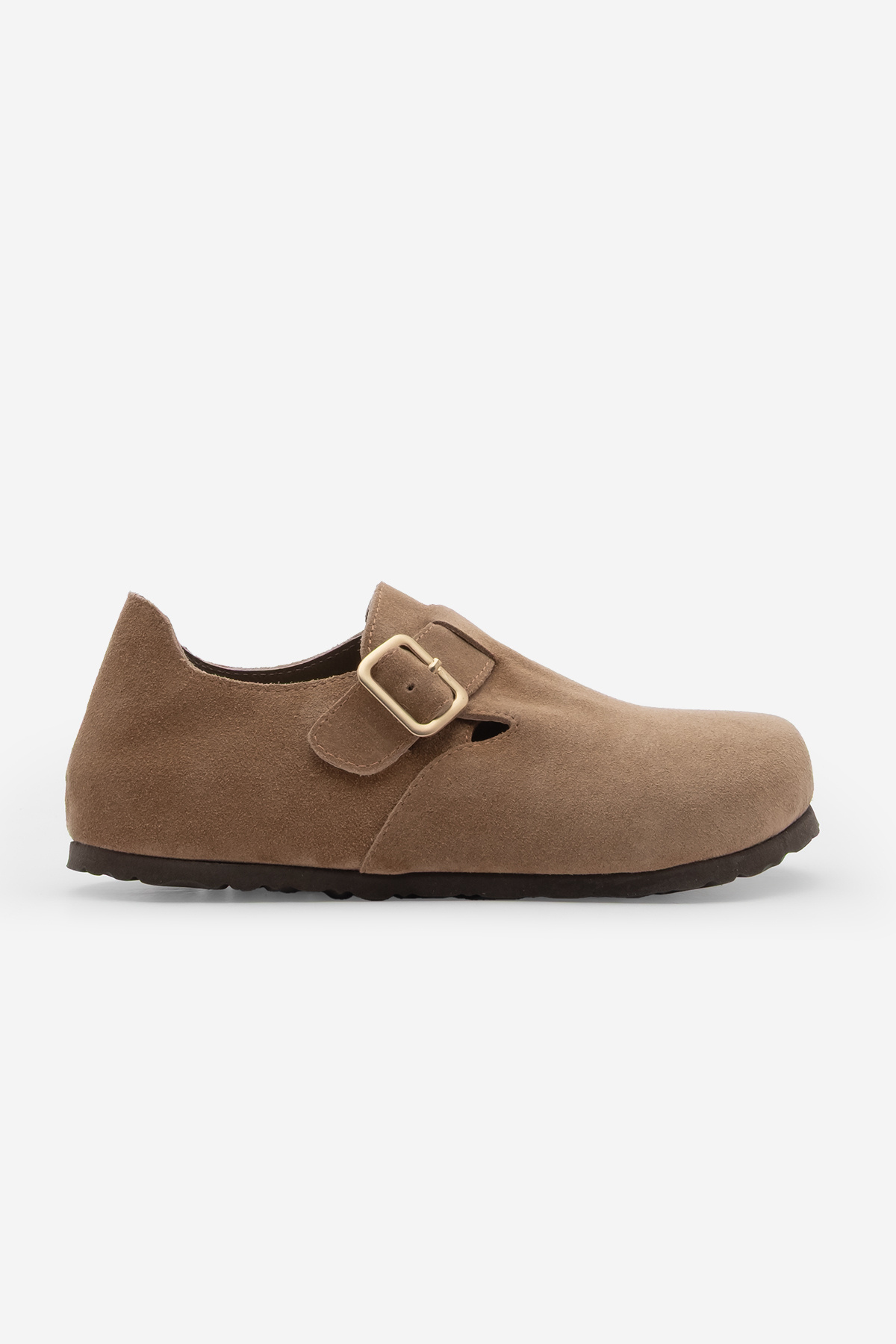 Marjin-Dámská pravá kůže Eva podešev Uzavřená záda Denní sandály Sabo Befun Camel Suede 3