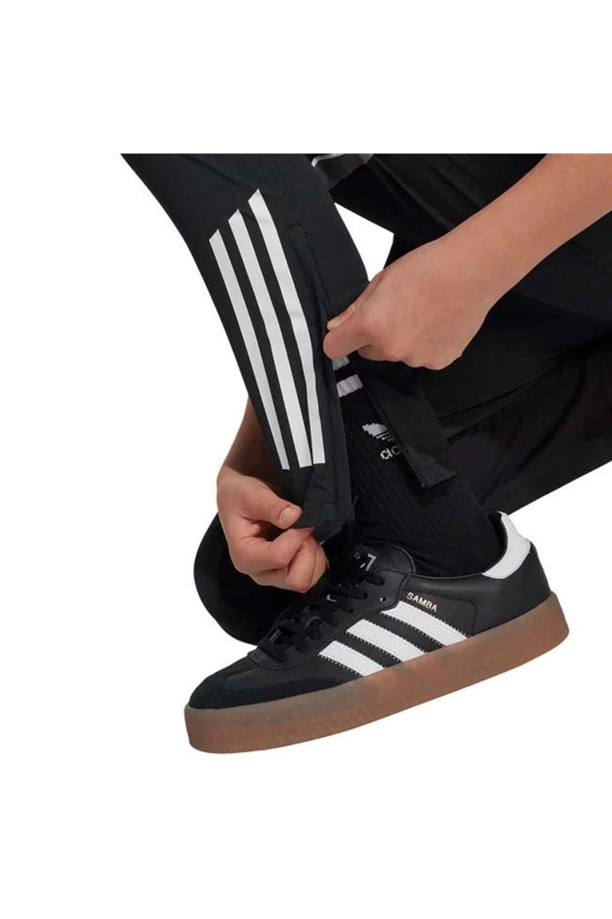adidas-Tiro 25 Competition Presentation Children's Black Sweatpants (Iw0447) 3