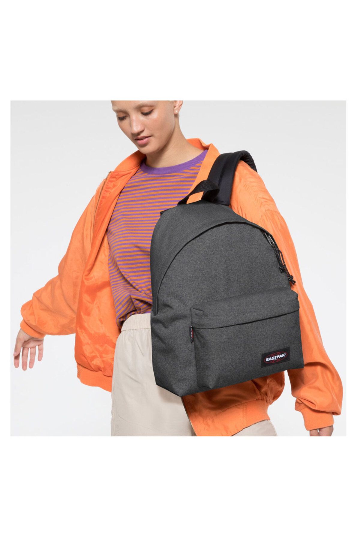 Eastpak-PADDED PAK'R BLACK DENIM Dark Gray Unisex Backpack 100191392 8