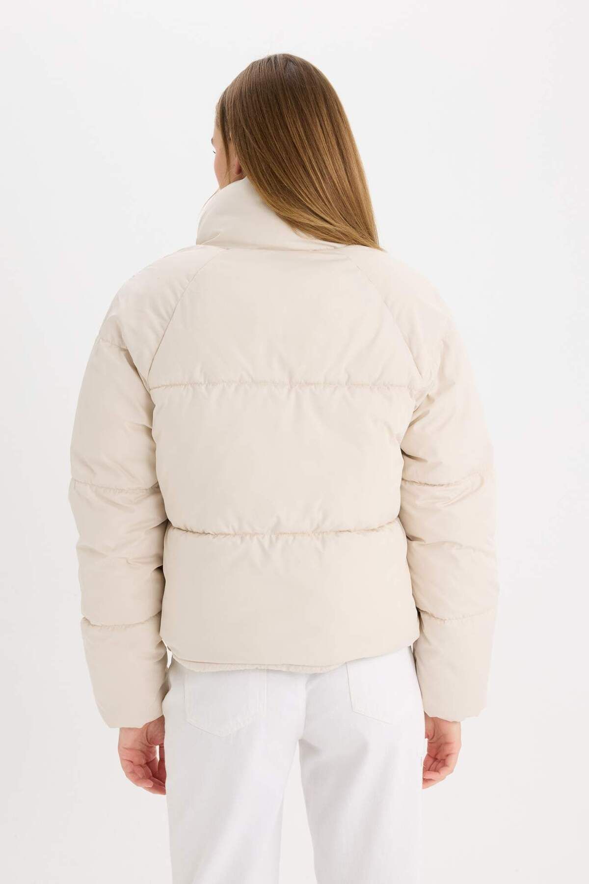 DeFacto-Regular Fit Inflatable Jacket with Zipper Pocket E7385Ax24Wn 7